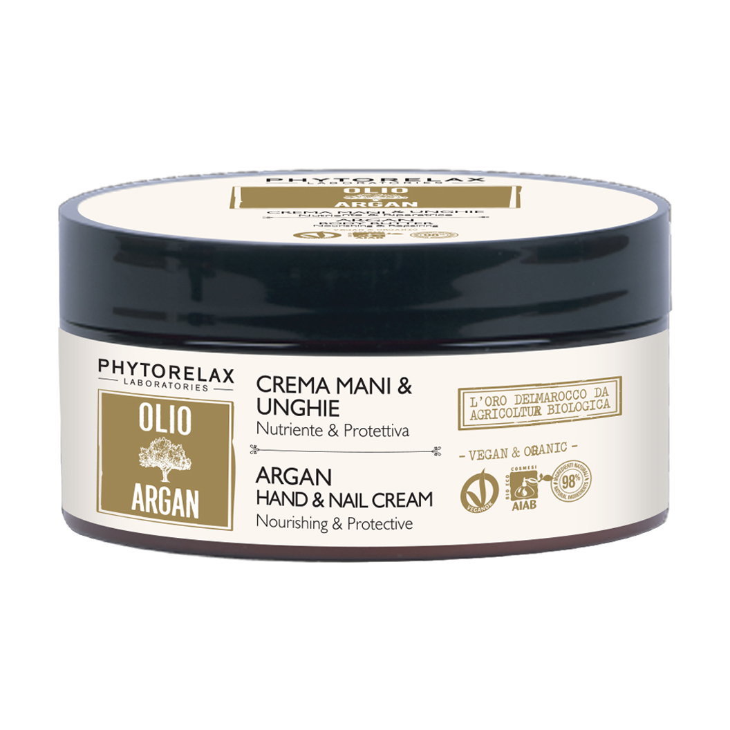 Крем для рук та нігтів Phytorelax Laboratories Argan Oil Hand And Nail Cream живильний, 100 мл