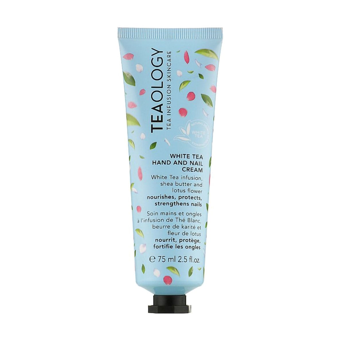 Крем для рук та нігтів Teaology White Tea Hand And Nail Cream, 75 мл