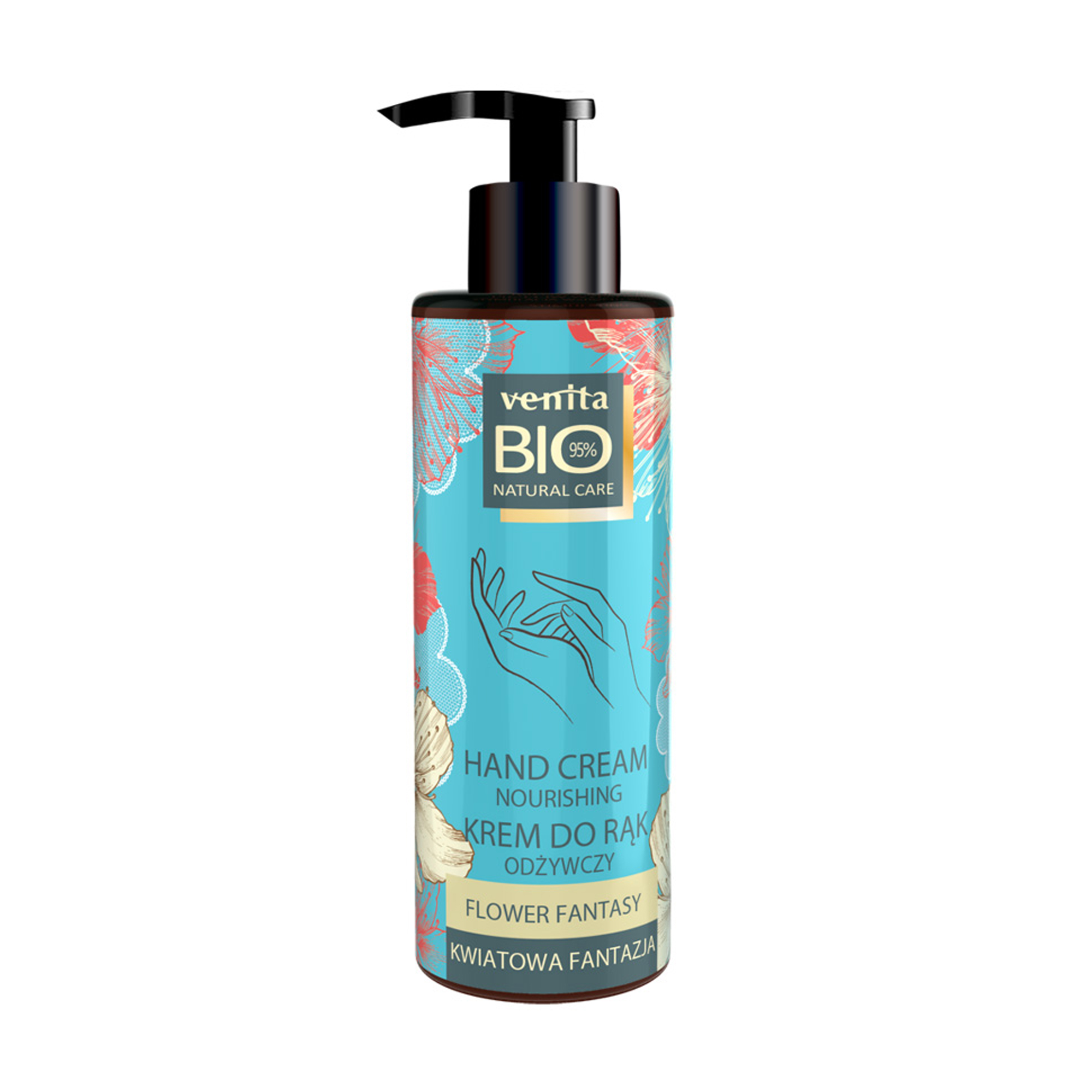 Крем для рук Venita Bio Natural Care Hand Cream Квіткова фантазія, 100 мл