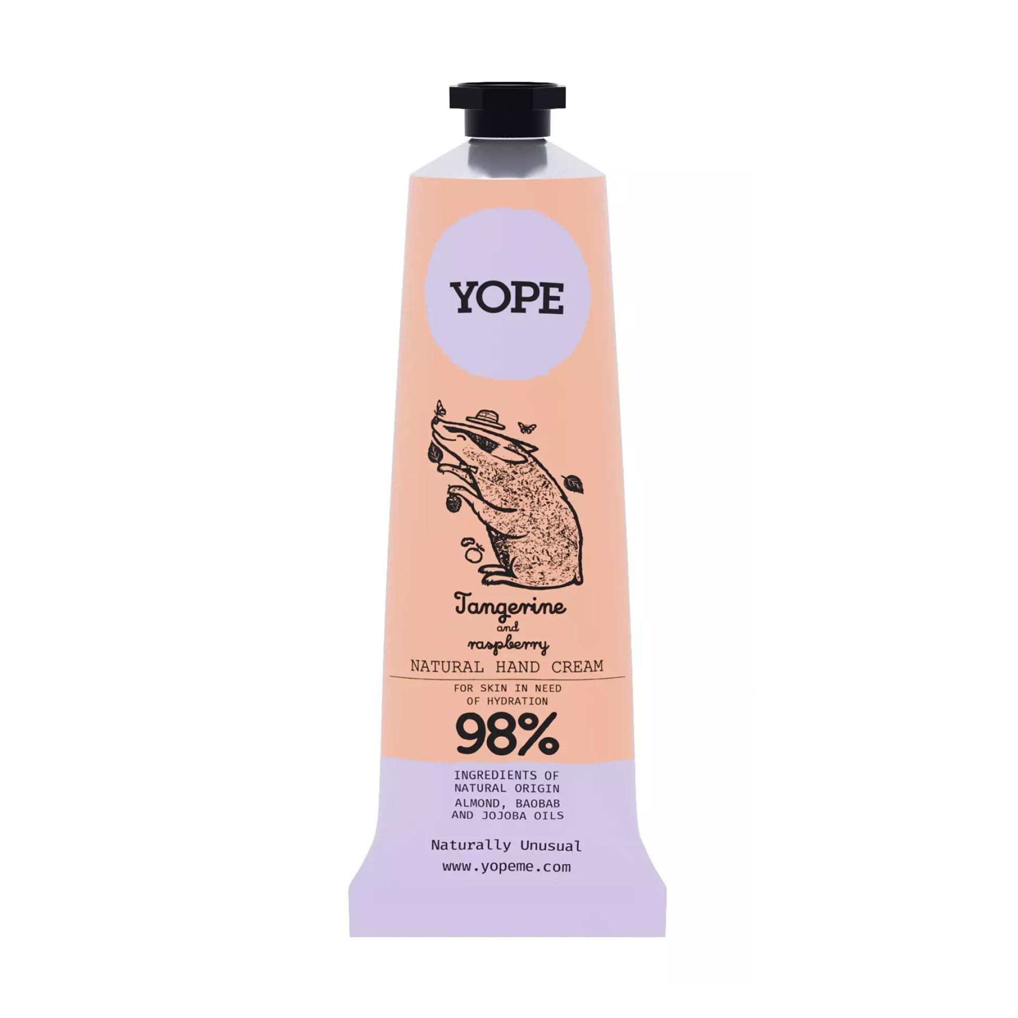 Крем для рук Yope Tangerine And Raspberry Natural Hand Cream, 50 мл