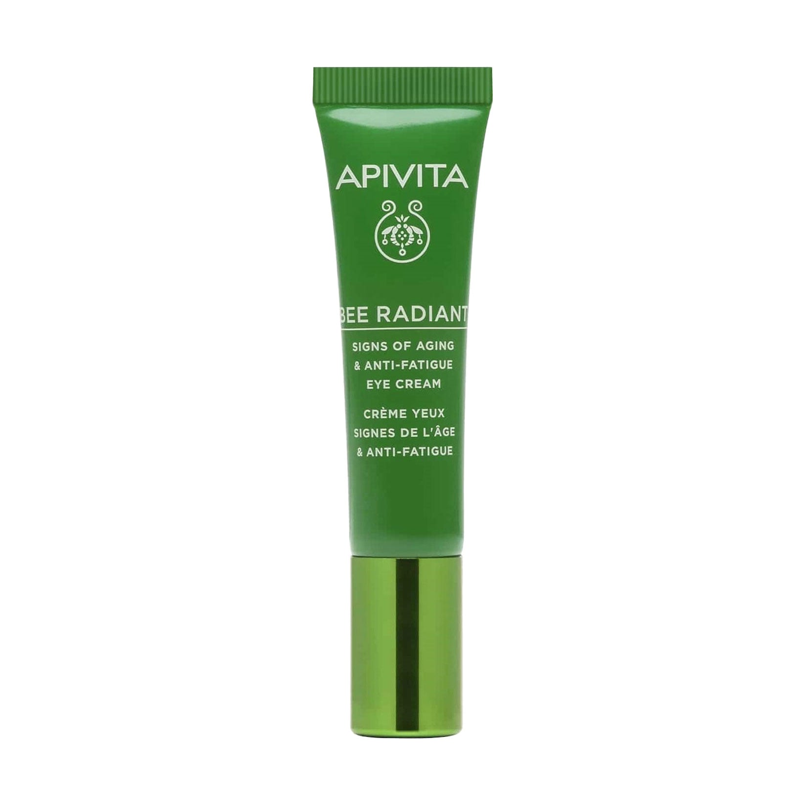 Крем для шкіри навколо очей Apivita Bee Radiant Signs Of Aging &amp; Anti-Fatigue Eye Cream для захисту від ознак старіння і слідів втоми, 15 мл