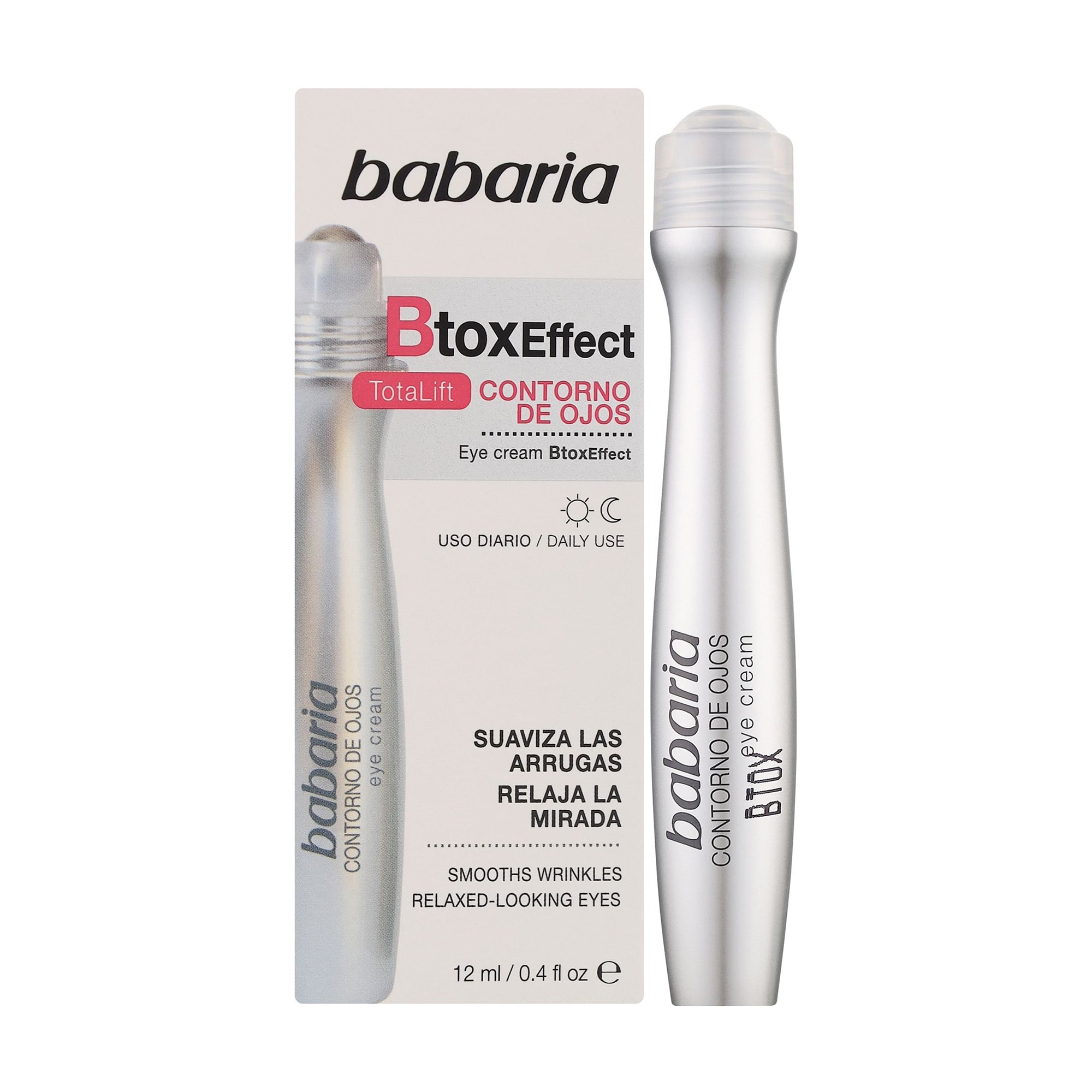 Крем для шкіри навколо очей Babaria Botox Effect Total Lift Eye Cream з ефектом ботоксу, 12 мл
