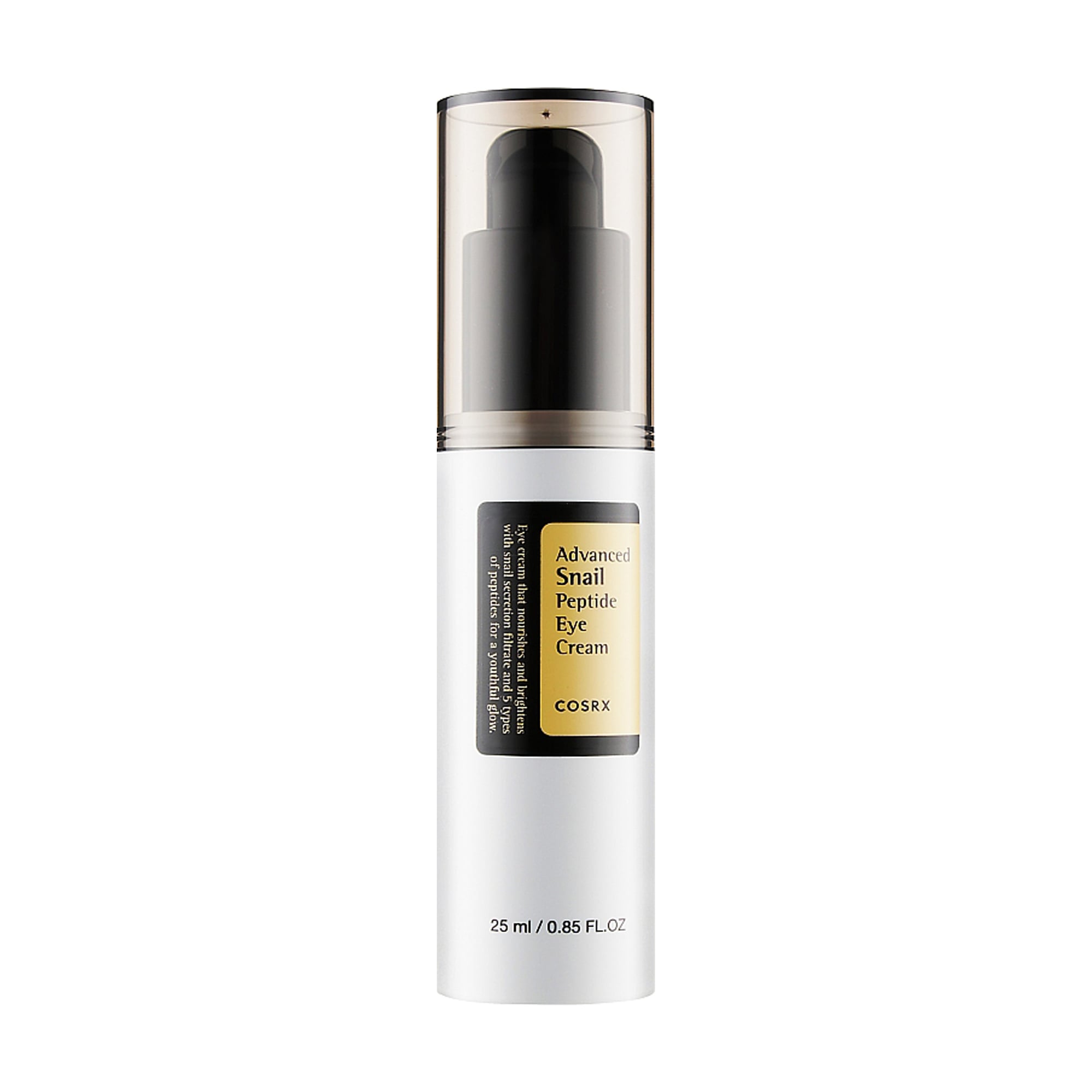 Крем для шкіри навколо очей COSRX Advanced Snail Peptide Eye Cream з пептидами та муцином равлика, 25 мл