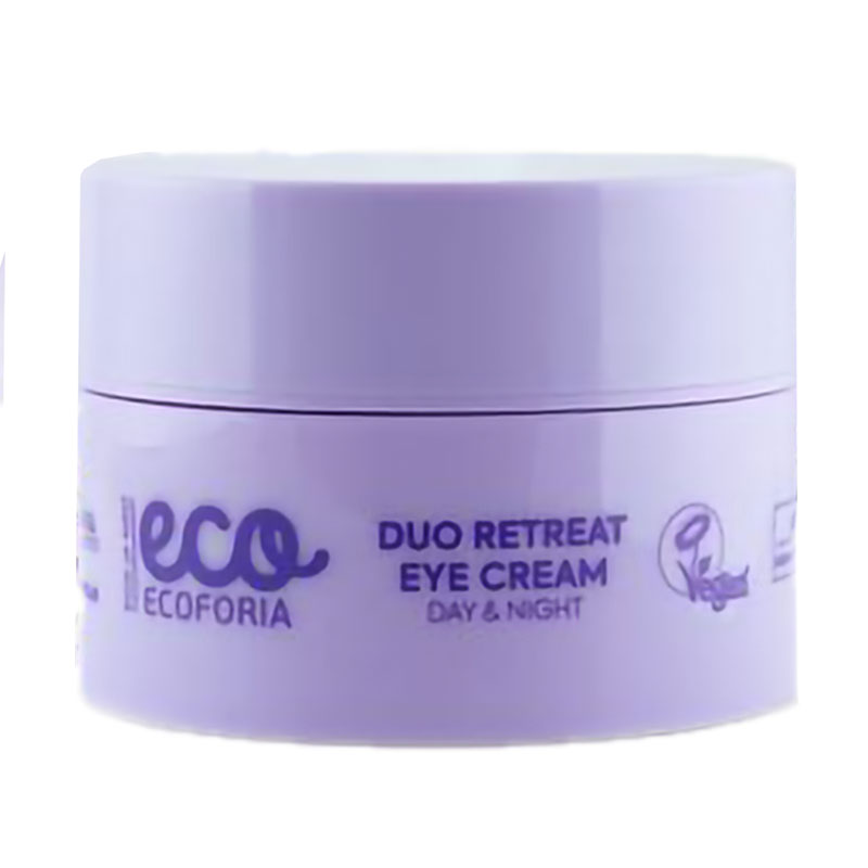 Крем для шкіри навколо очей Ecoforia Lavender Clouds Duo Retreat Eye Cream День та Ніч, 30 мл