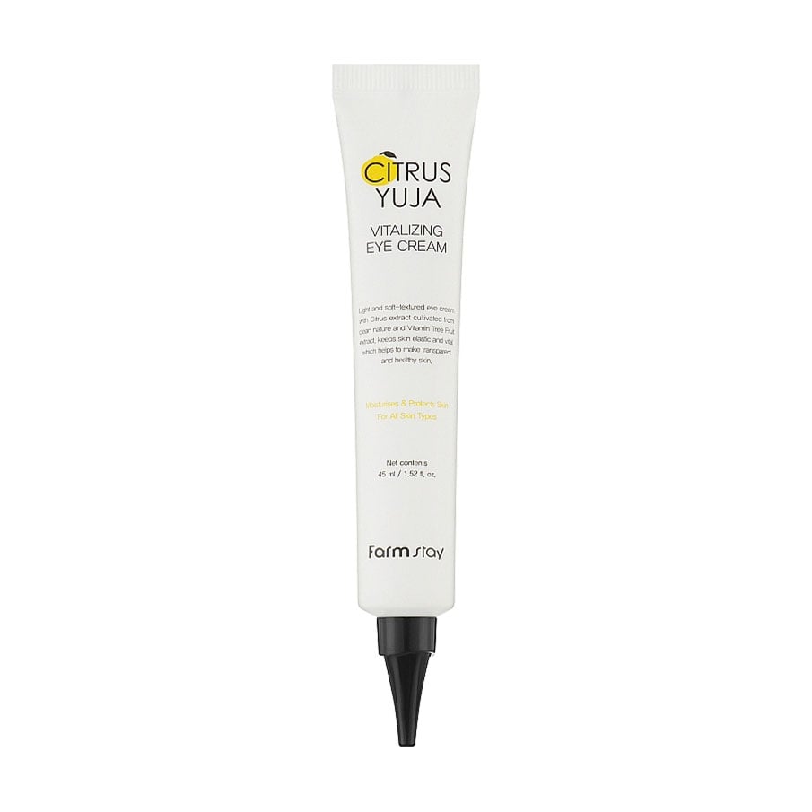 Крем для шкіри навколо очей FarmStay Citrus Yuja Vitalizing Eye Cream з екстрактом юдзу, 45 мл