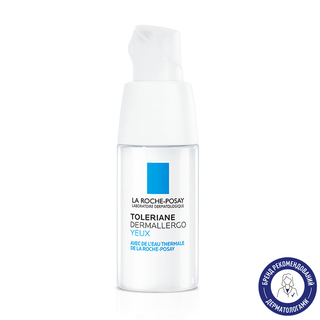 Крем для шкіри навколо очей La Roche-Posay Toleriane Eye Cream для гіперчутливої та схильної до алергії або атопії, 20 мл
