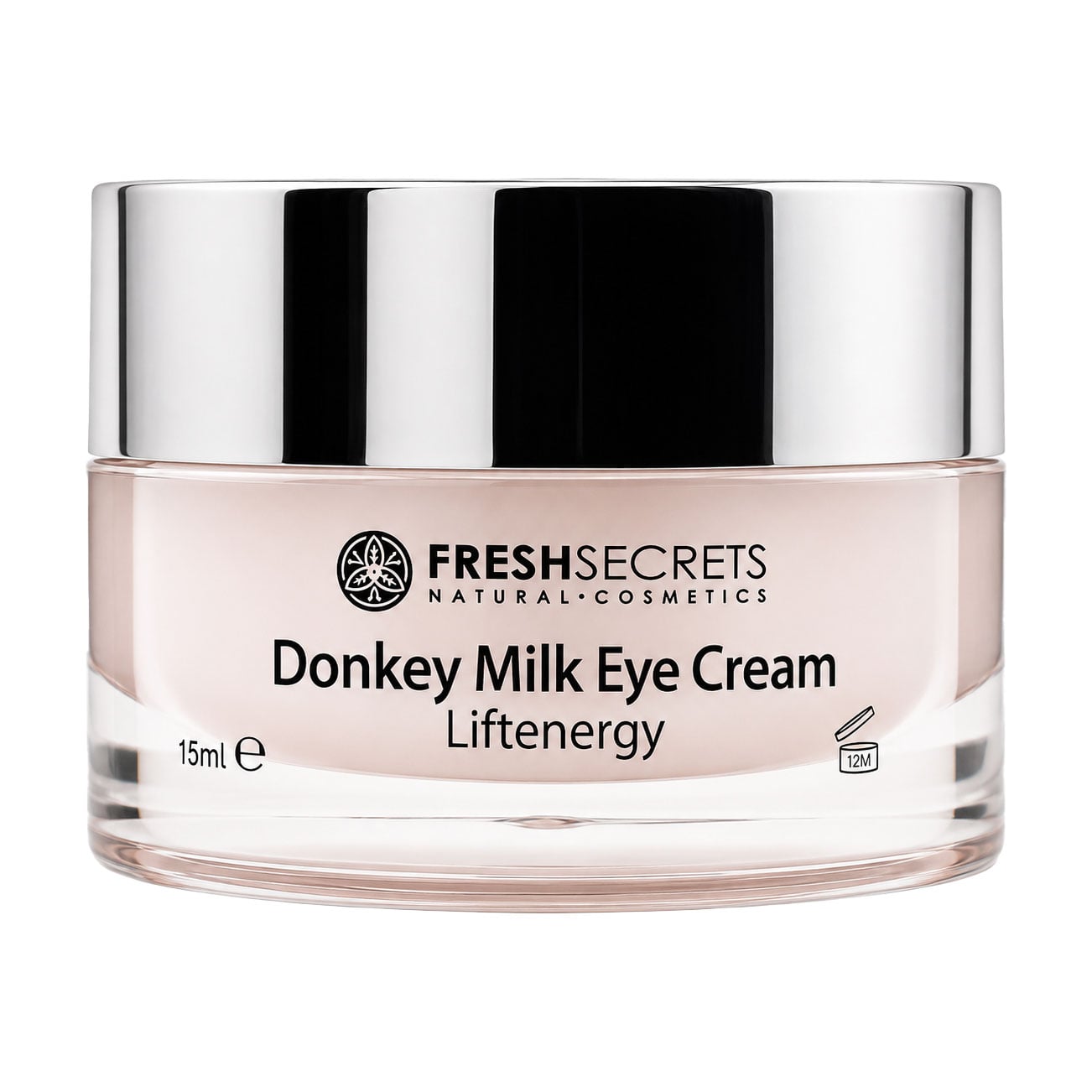 Крем для шкіри навколо очей Madis Fresh Secrets Donkey Milk Liftenergy Eye Cream проти зморщок, 15 мл
