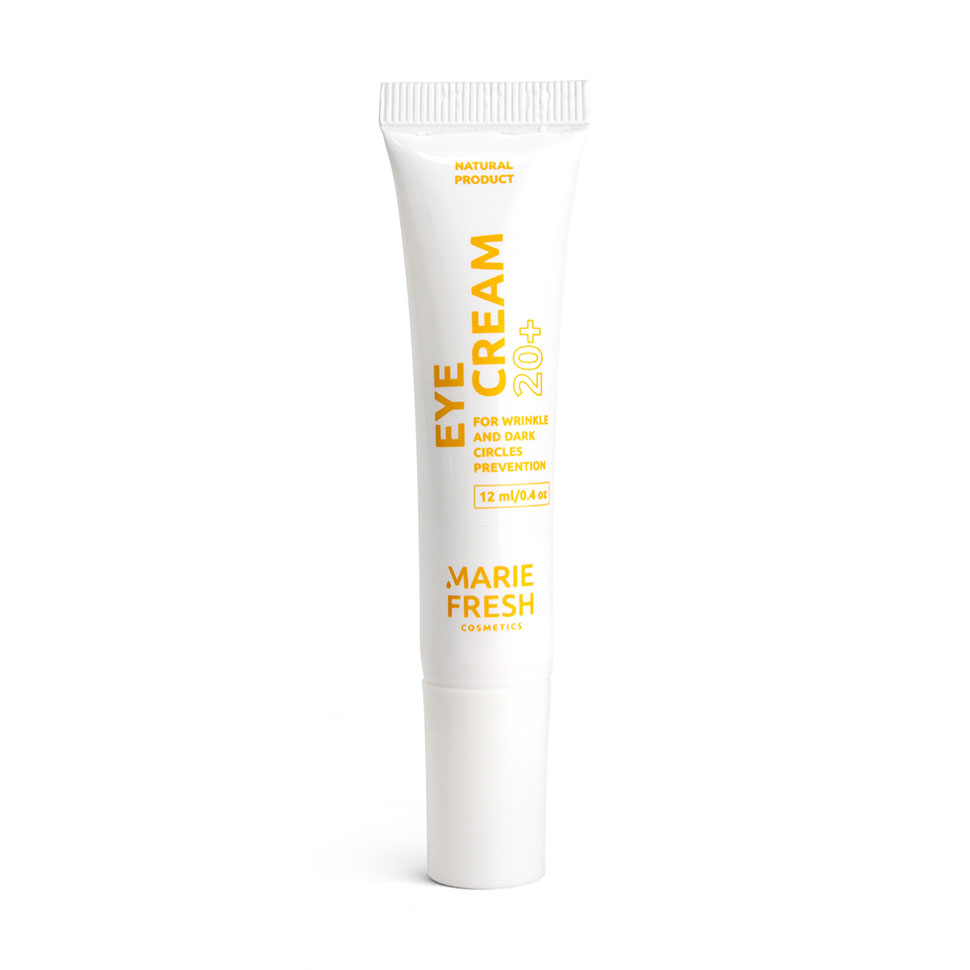 Крем для шкіри навколо очей Marie Fresh Cosmetics Eye Cream від 20 років, для запобігання появи зморщок та темних кіл, 12 мл
