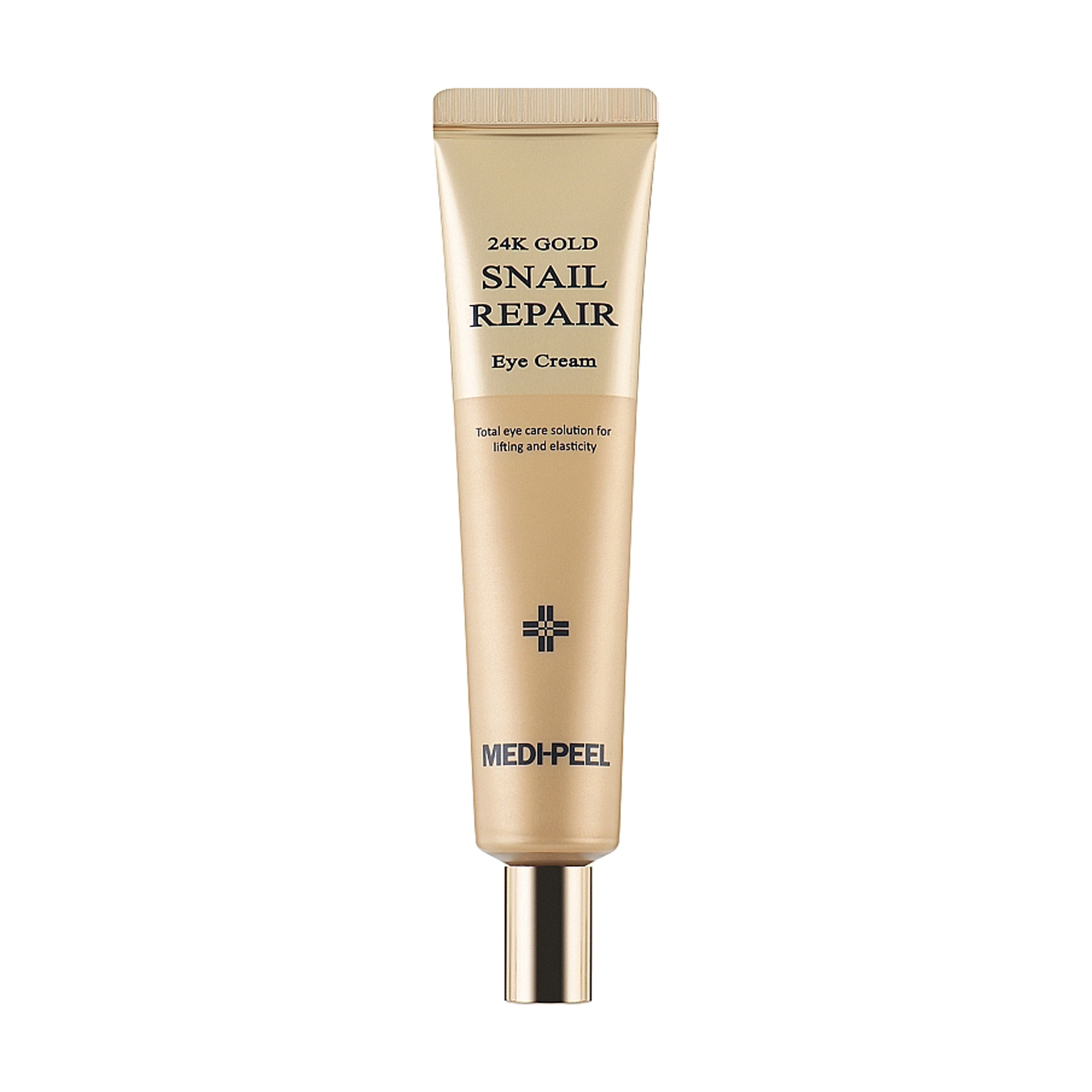 Крем для шкіри навколо очей Medi-Peel 24K Gold Snail Repair Eye Cream з муцином равлика та золотом, 40 мл
