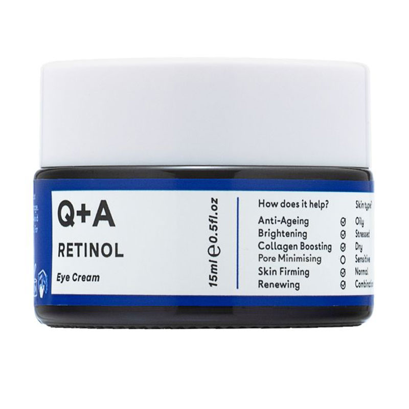 Крем для шкіри навколо очей Q+A Retinol Eye Cream з ретинолом, 15 мл