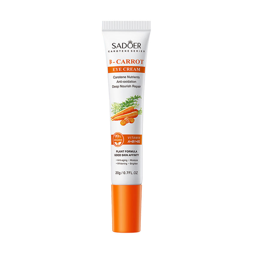 Крем для шкіри навколо очей Sadoer B-Carrot Eye Cream з екстрактом моркви, 20 г