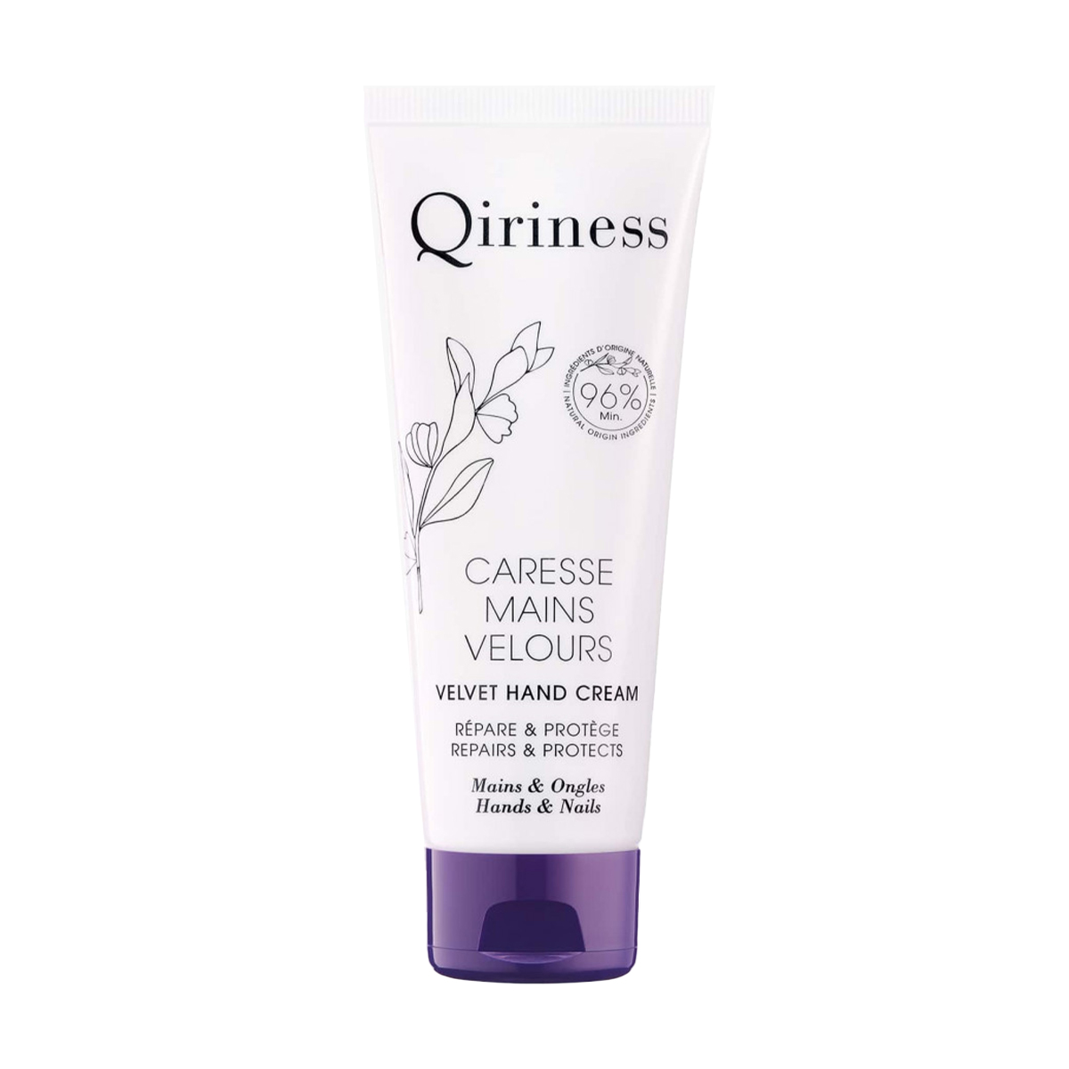 Крем для шкіри рук та нігтів Qiriness Caresse Main Velours Velvet Hand Cream, 75 мл