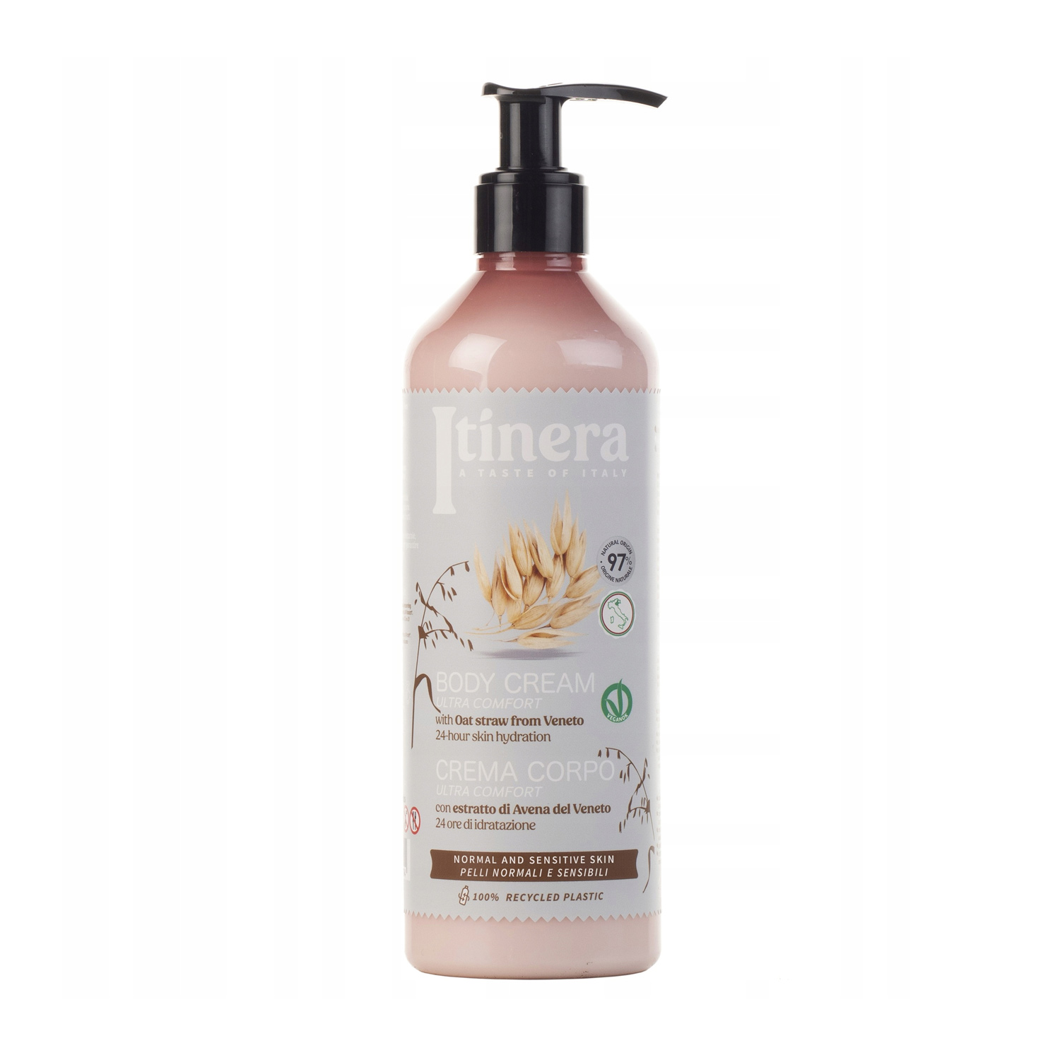 Крем для тіла Itinera Oat Straw Body Cream з вівсяною соломою, 370 мл