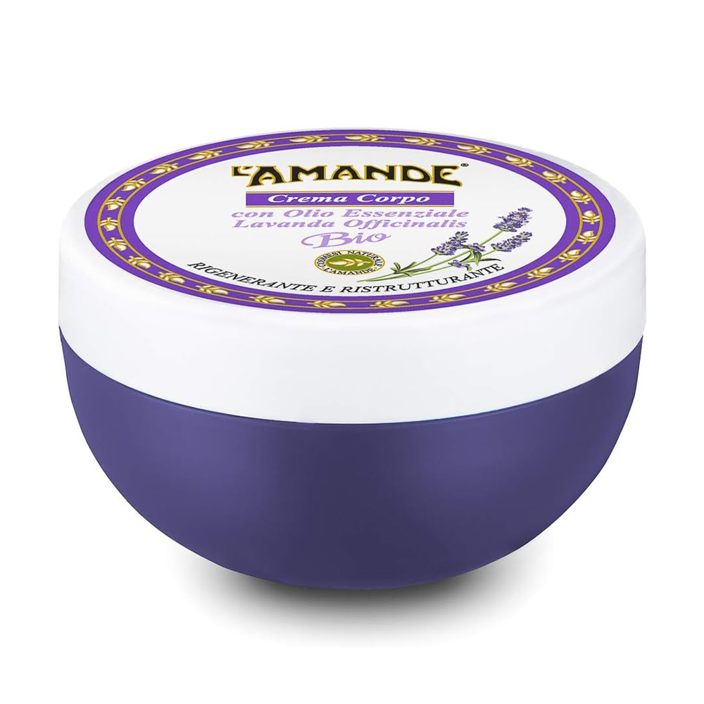 Крем для тіла L'Amande Organic Piedmont Lavender Officinalis Body Cream П'ємонт, з ефірною олією лаванди, 200 мл