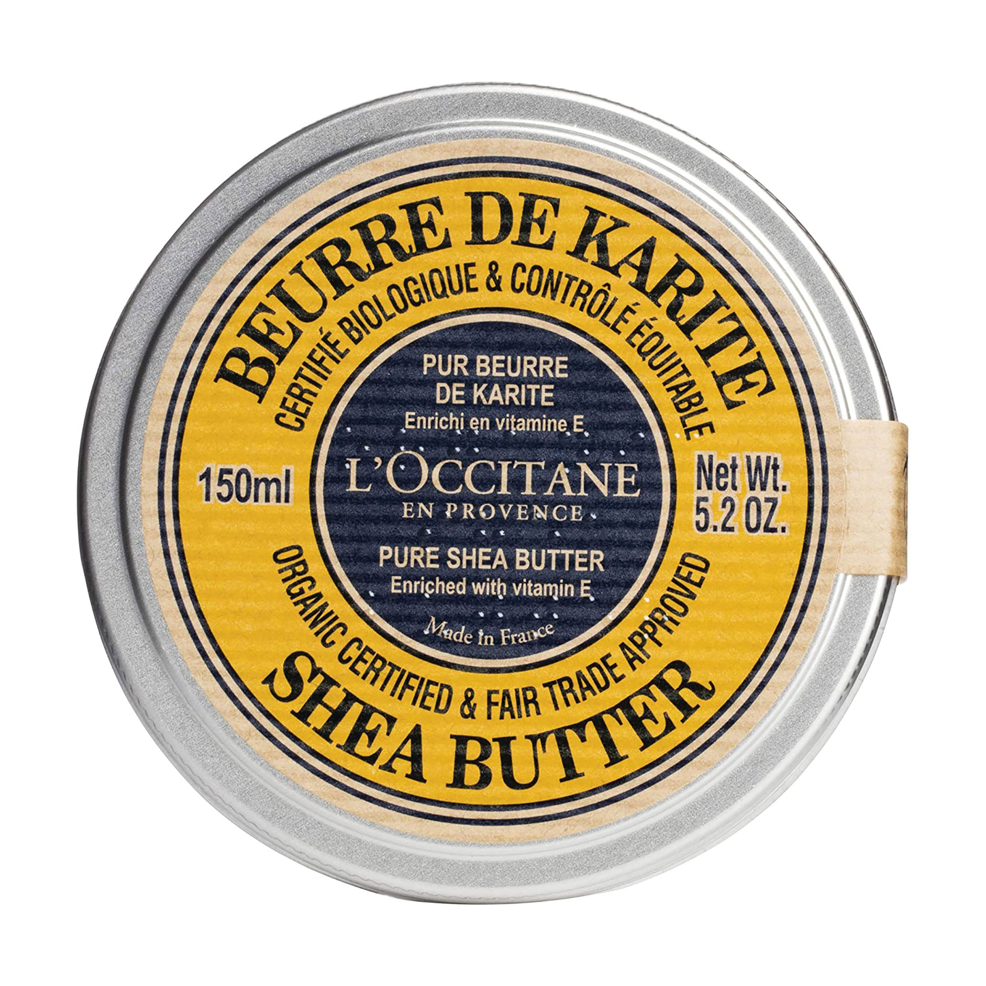 Крем для тіла L'occitane Organic Pure Shea Butter, 150 мл