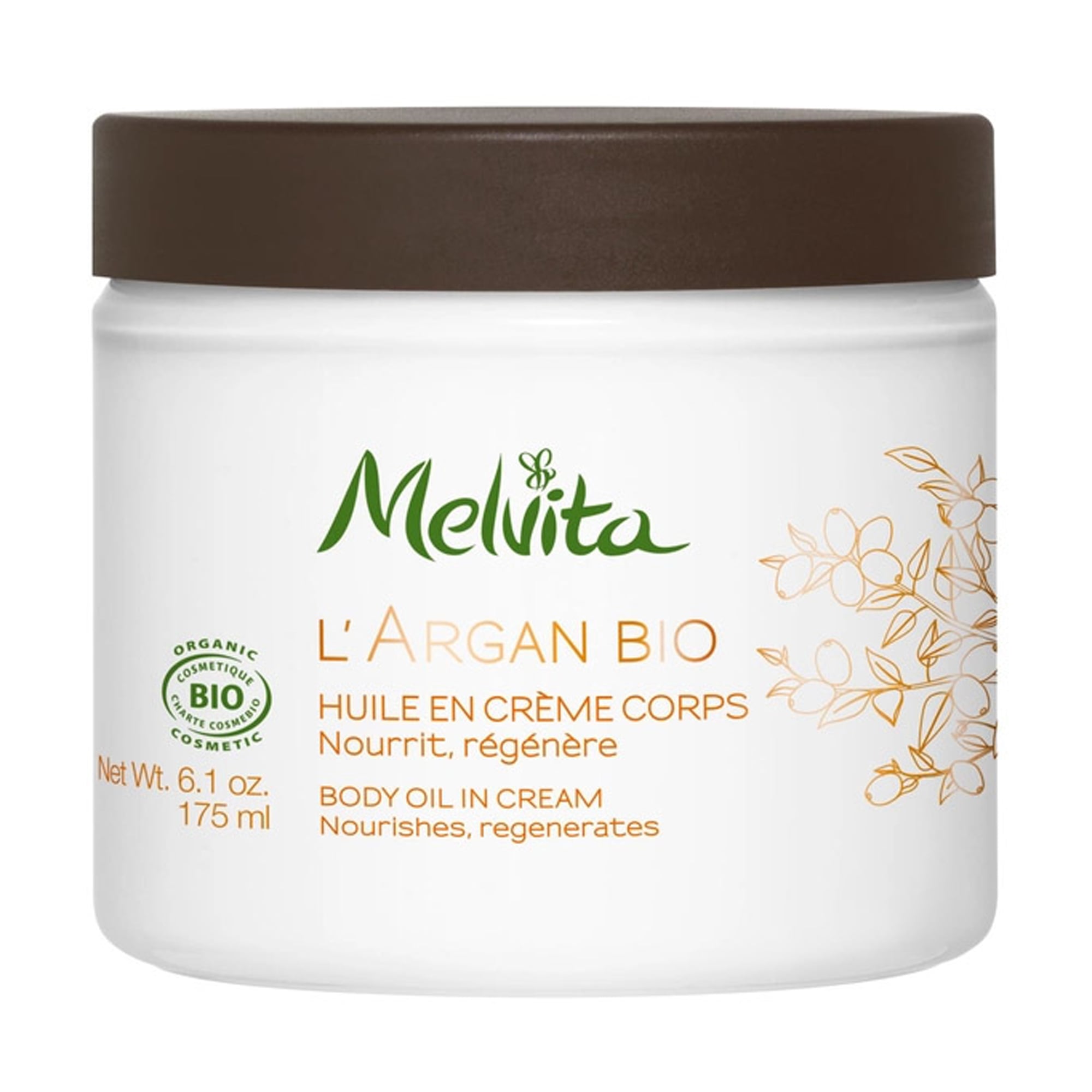 Крем для тіла Melvita L'Argan Bio Body Oil In Cream, 175 мл