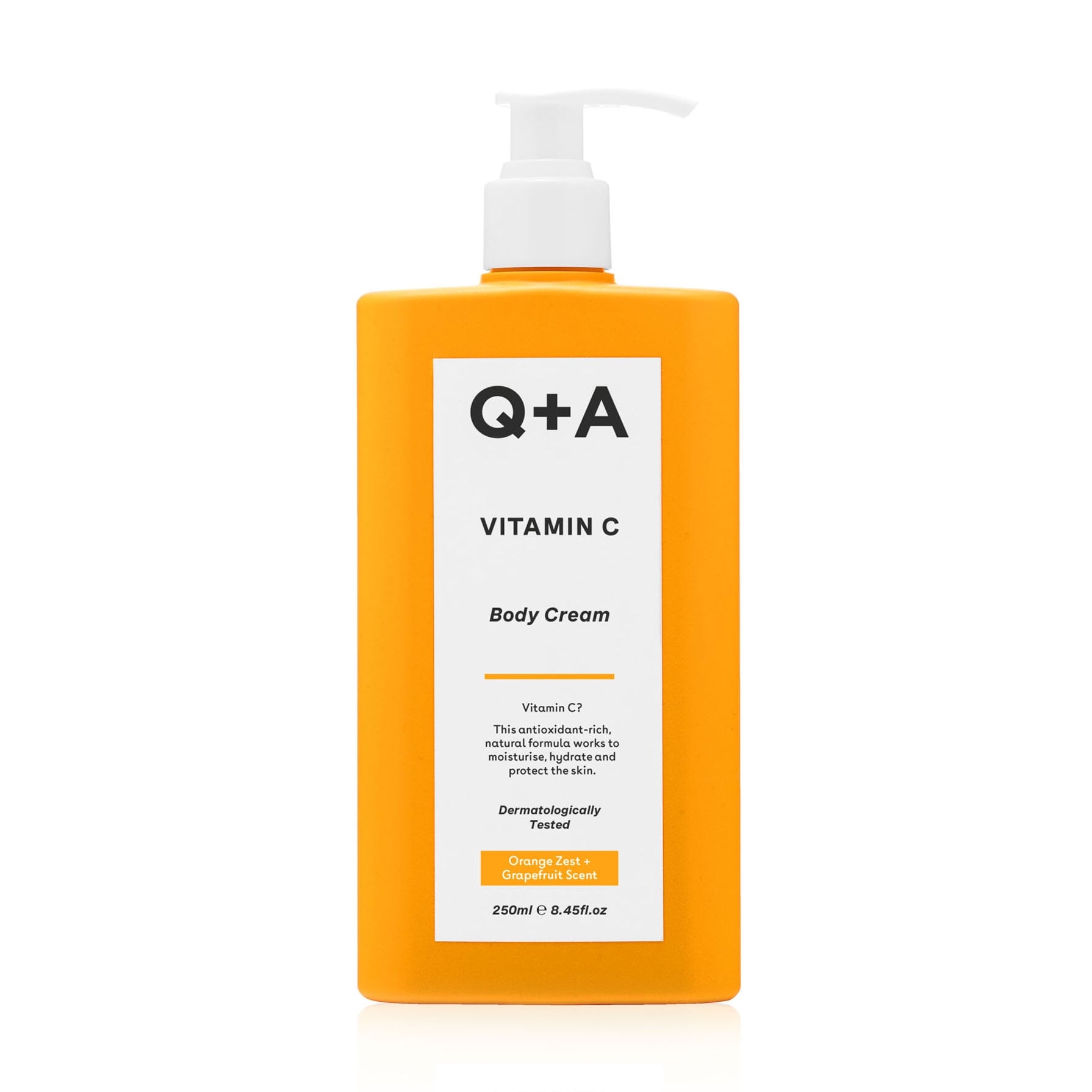 Крем для тіла Q+A Vitamin C Body Cream з вітаміном С, 250 мл