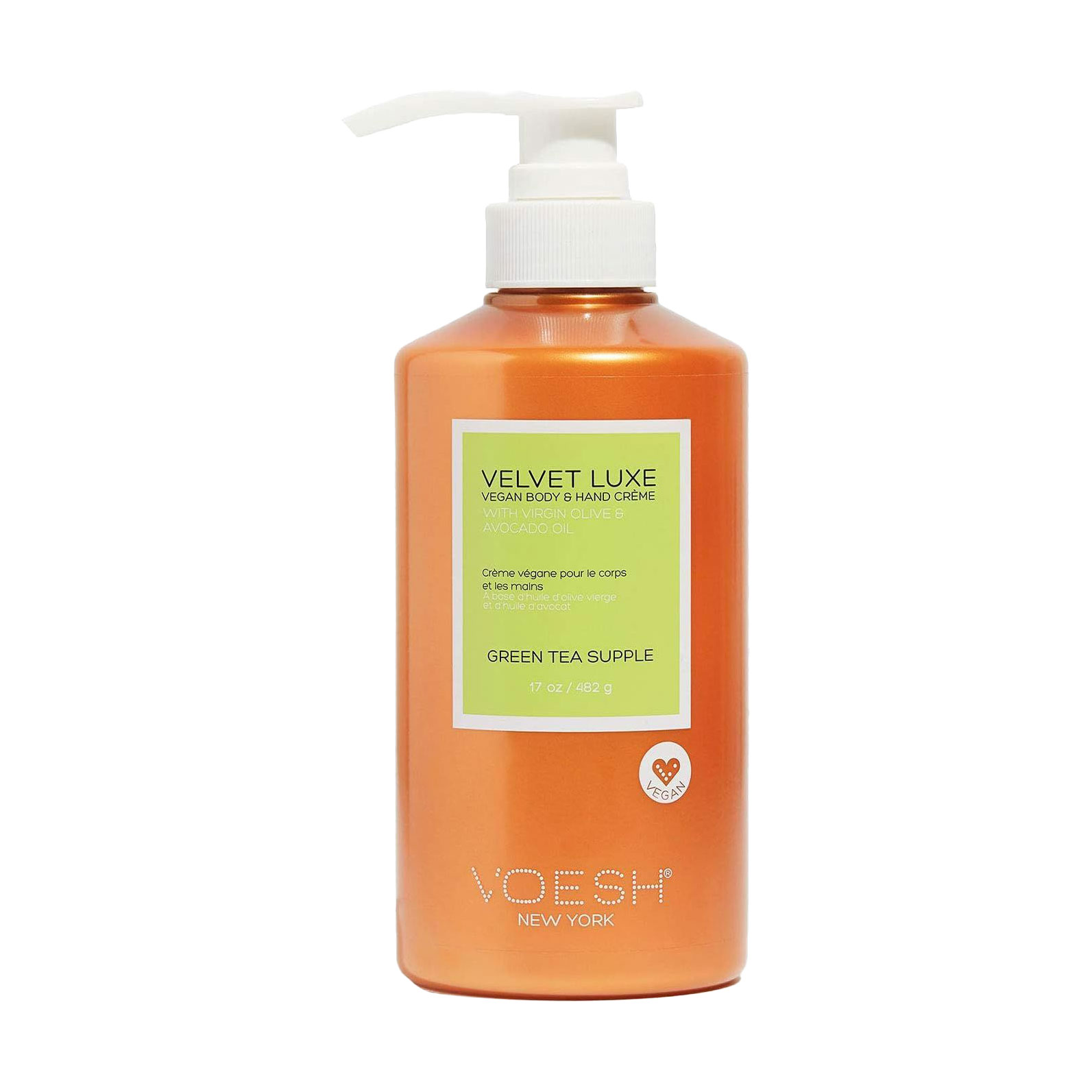 Крем для тіла та рук VOESH Velvet Luxe Vegan Body &amp; Hand Creme Green Tea Supple, 482 г