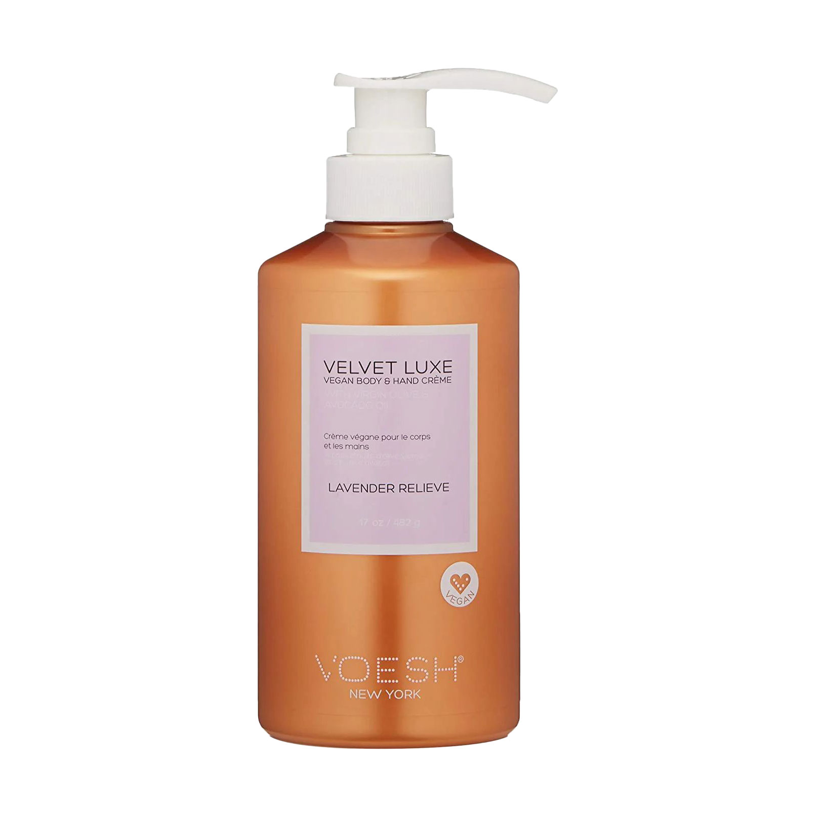 Крем для тіла та рук VOESH Velvet Luxe Vegan Body &amp; Hand Creme Lavender Relieve, 482 г