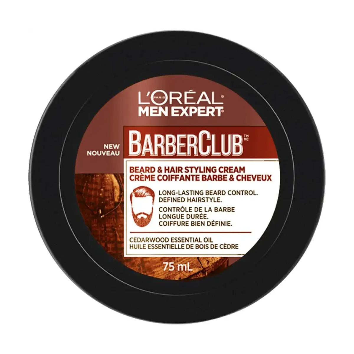 Крем для укладання бороди та волосся L'Oreal Paris Men Expert Barber Club, 75 мл