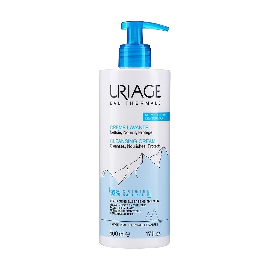 Крем для вмивання Uriage Lavante Nourishing and Cleansing Cream New Texture, 500 мл