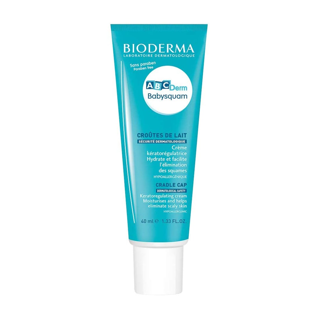 Крем для видалення молочних кірочок Bioderma ABCDerm Babysquam Cradle Cap, 40 мл