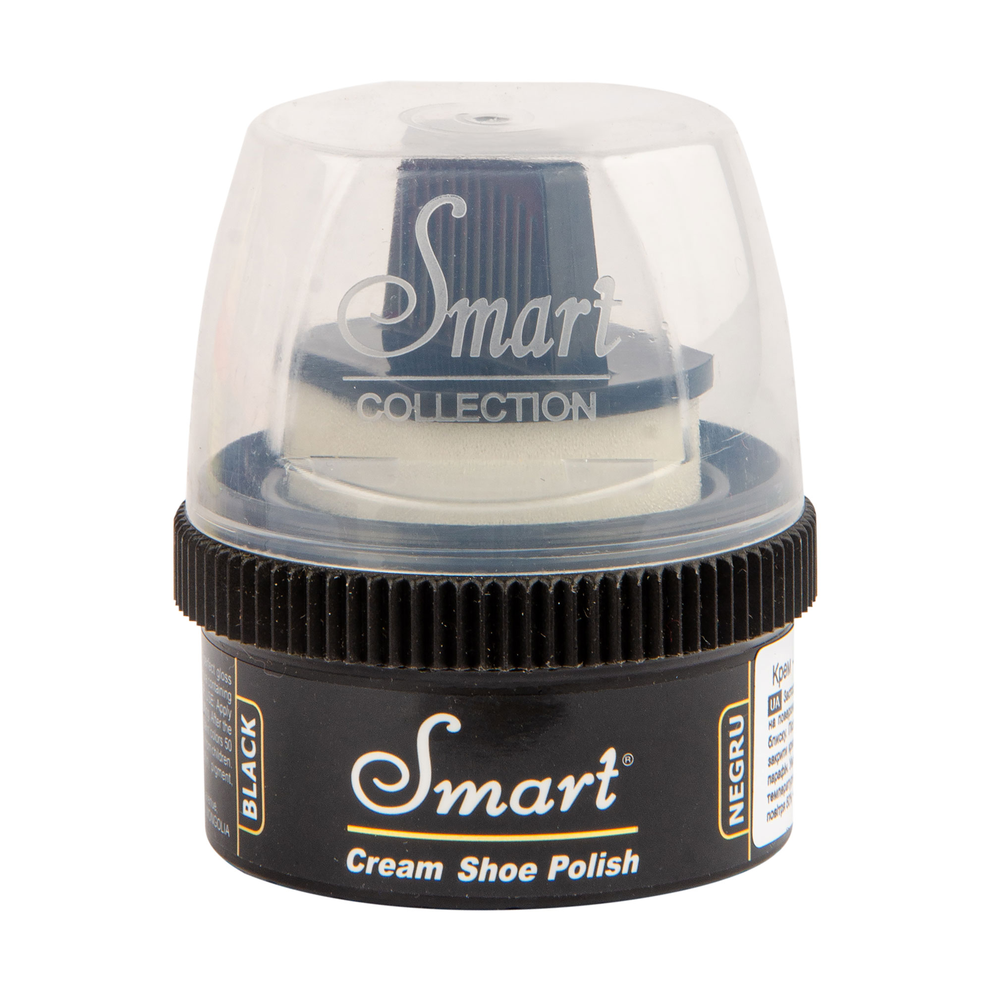 Крем для взуття Smart Cream Shoe Polish Чорний, 60 мл