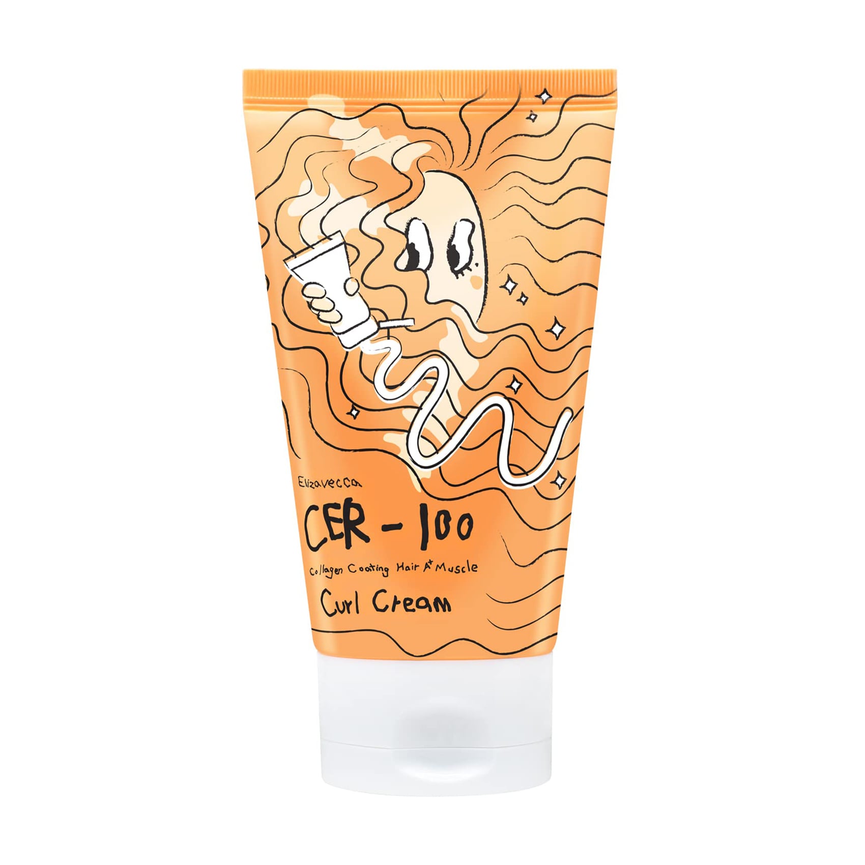 Крем для завивання волосся Elizavecca CER-100 Collagen Coating Hair A+ Muscle Curl Cream, 120 мл
