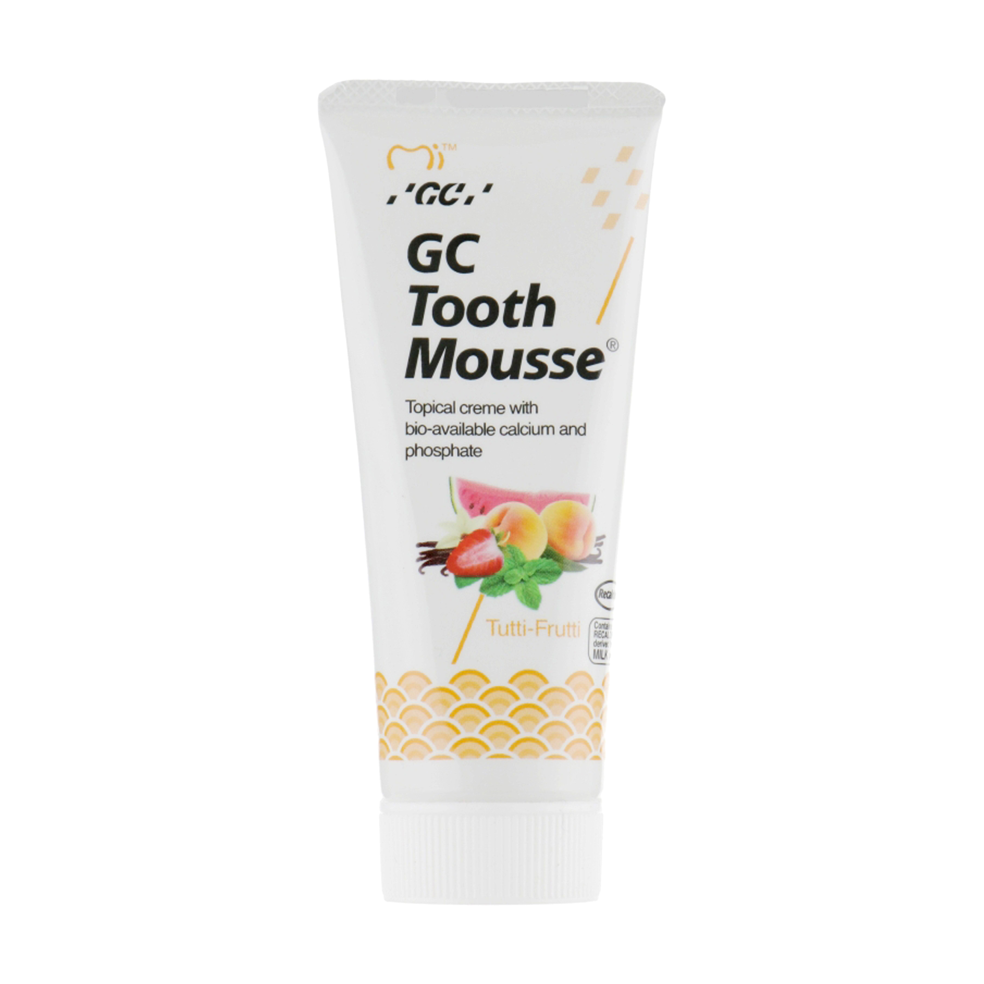 Крем для зубів GC Tooth Mousse Tutti-Frutti, 35 мл