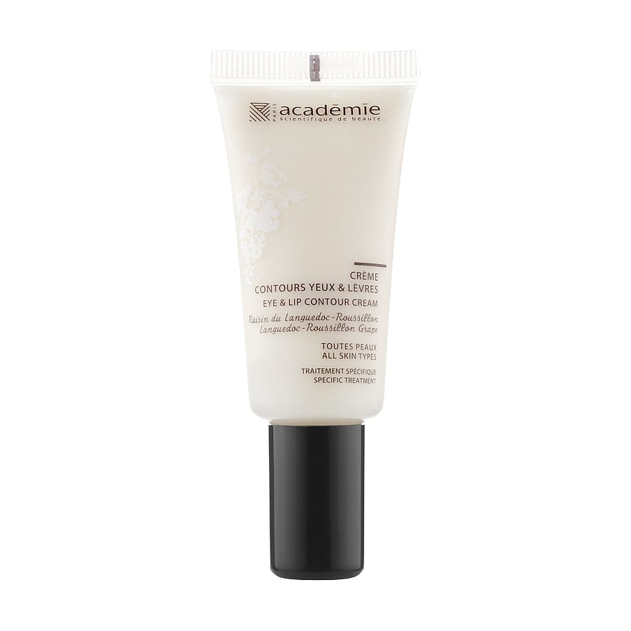 Крем-догляд для шкіри навколо очей та губ Academie Aromatherapie Eye &amp; Lip Contour Cream Languedoc-Roussillon Grape, 15 мл