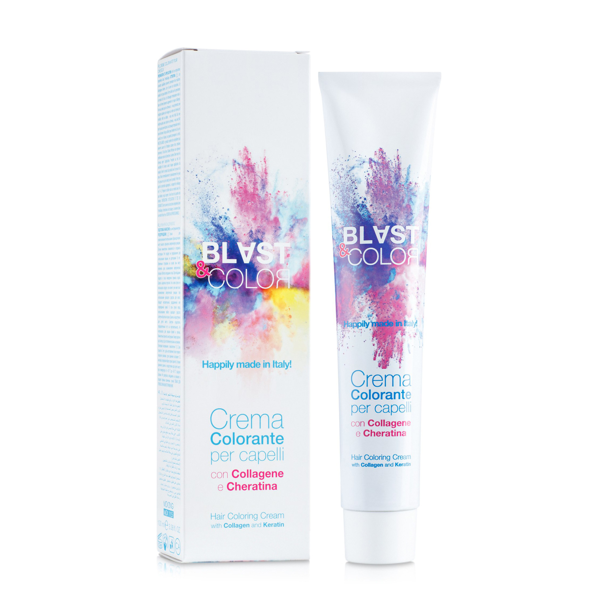 Крем-фарба для волосся Punti Di Vista Blast &amp; Color Hair Coloring Cream з колагеном та кератином, Sweety Lavender, 100 мл