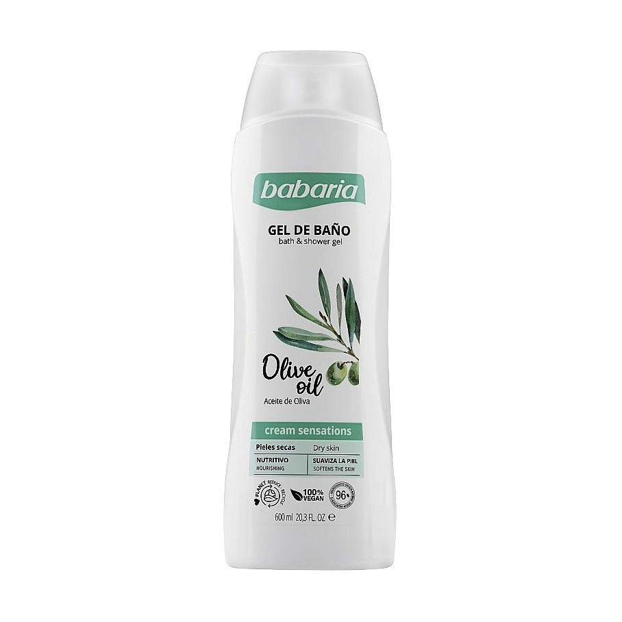 Крем-гель для душу Babaria Fragrances Bath &amp; Shower Gel Olive Oil, 600 мл