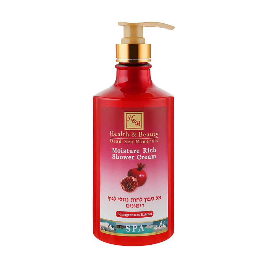 Крем-гель для душу Health And Beauty Moisture Rich Shower Cream Гранат, 780 мл
