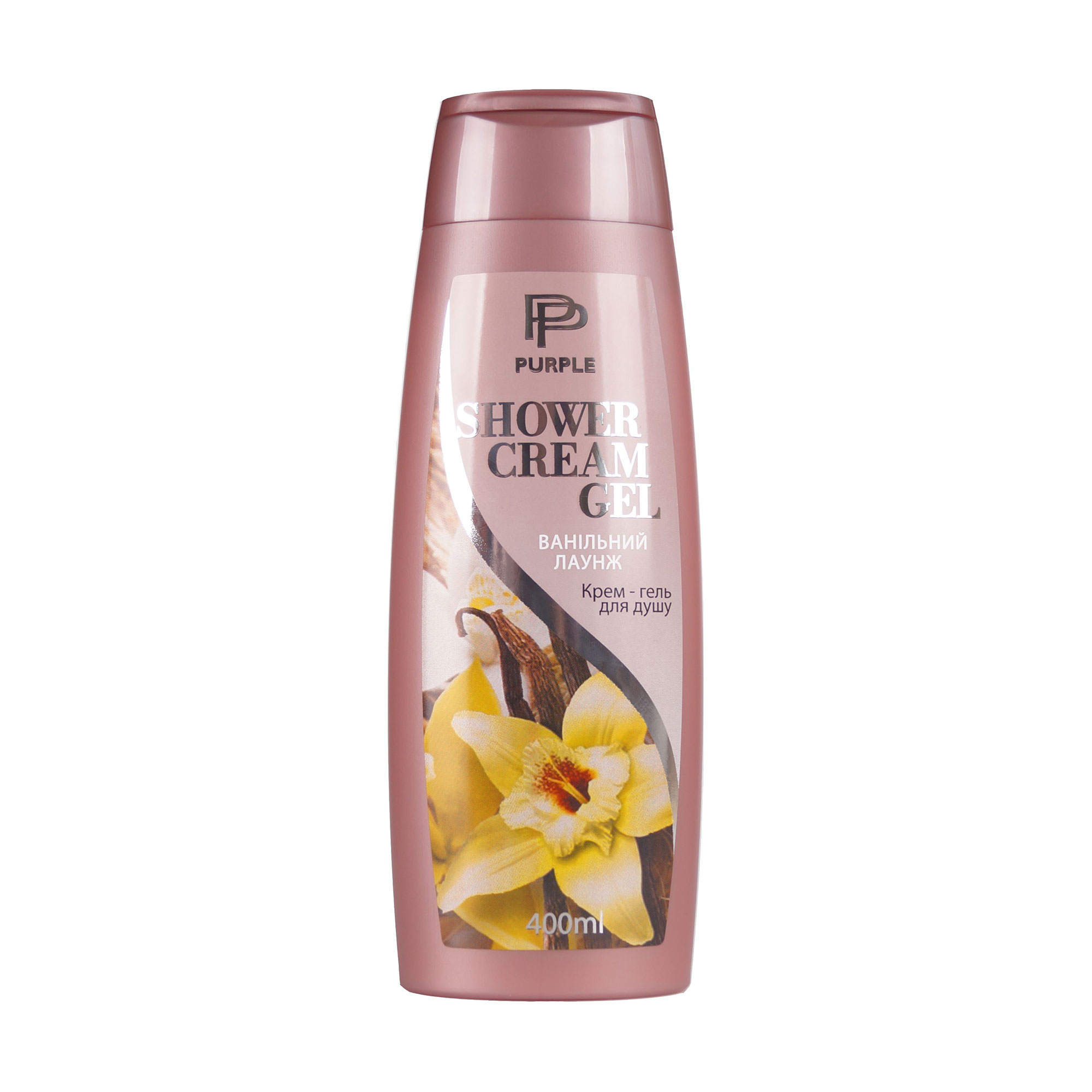 Крем-гель для душу PURPLE Shower Cream Gel Ванільний лаунж, 400 мл