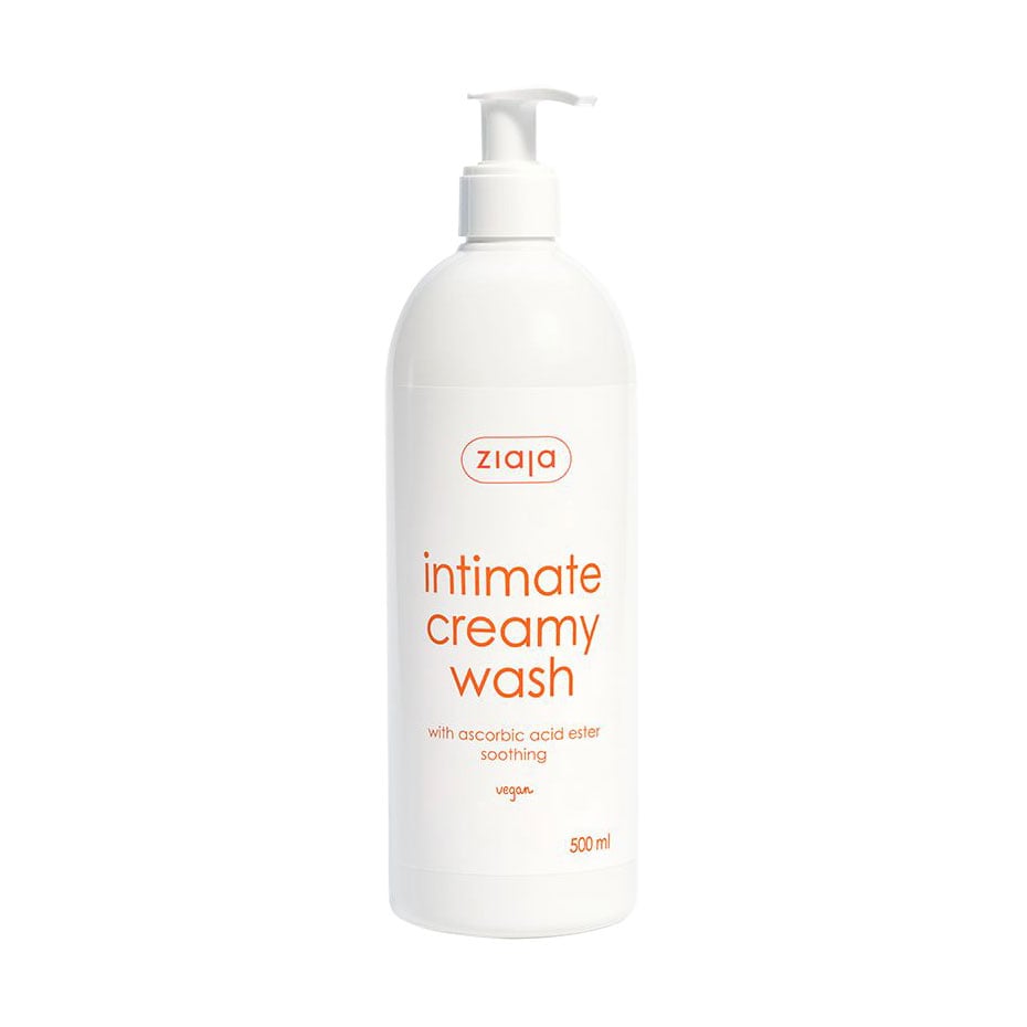 Крем-гель для інтимної гігієни Ziaja Intimate Creamy Wash з аскорбіновою кислотою, 500 мл