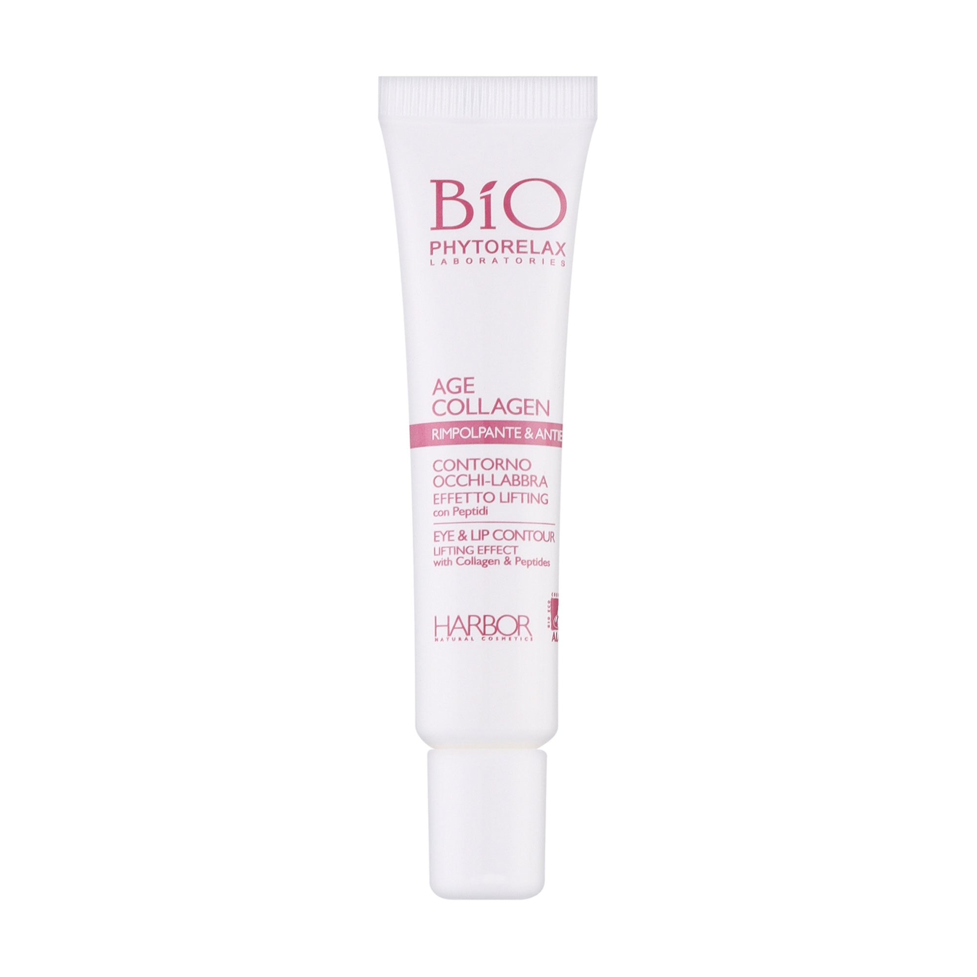 Крем-контур для шкіри навколо очей та губ Phytorelax Laboratories Age Collagen Lifting Effect Eyes &amp; Lips Contour Cream з ліфтинг-ефектом, 15 мл