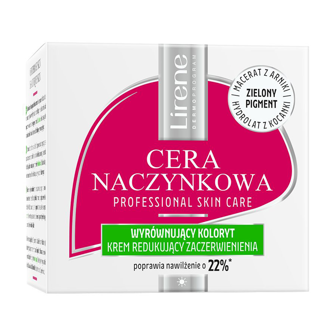 Крем Lirene Skin Colour Balancing Anti-Redness Cream для куперозної шкіри обличчя, 50 мл