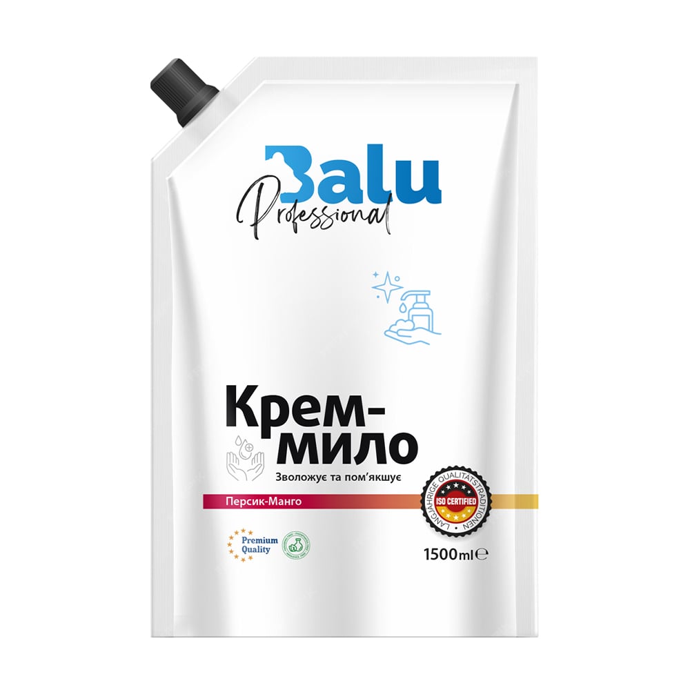 Крем-мило BALU Professional Персик-Манго, 1.5 л