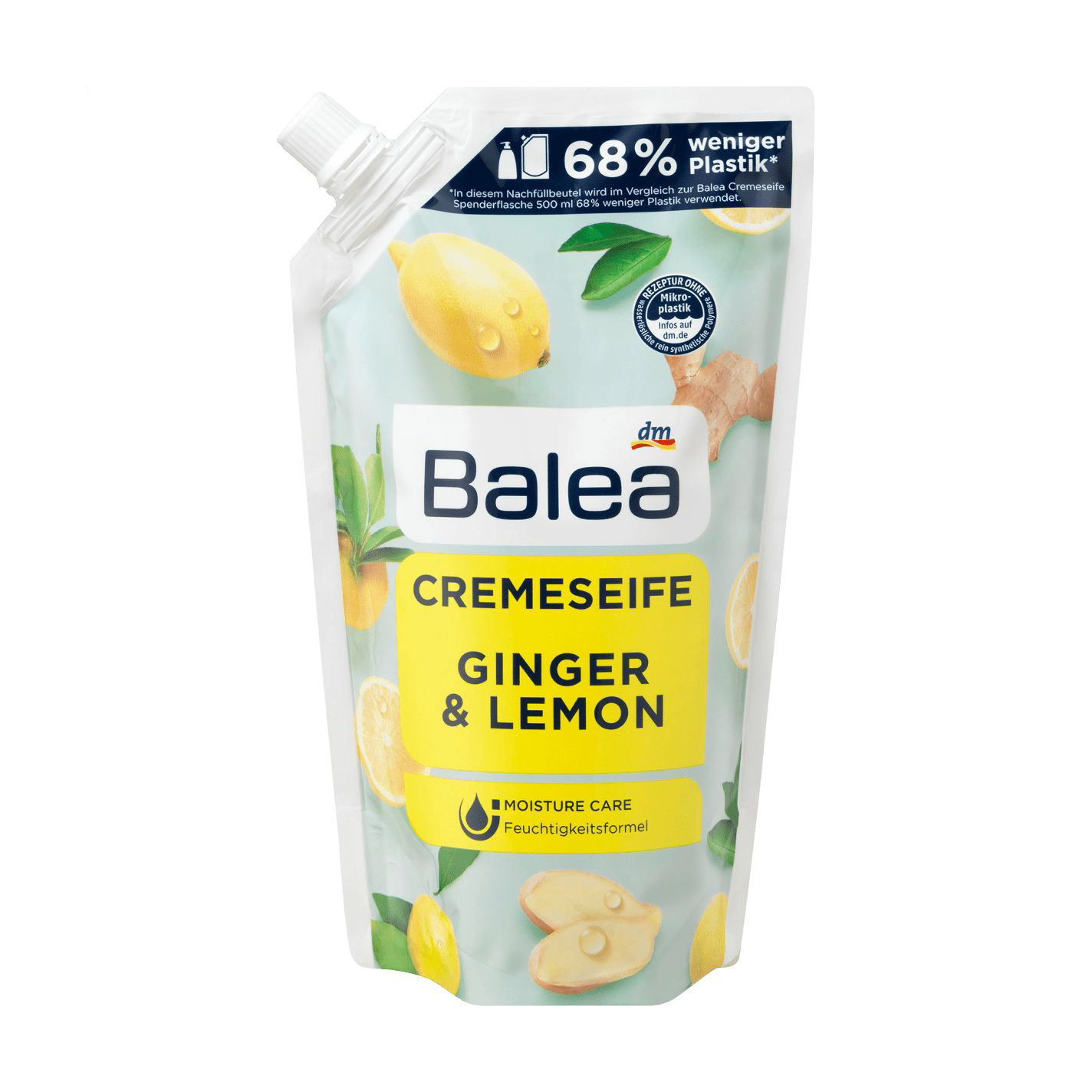 Крем-мило для рук Balea Ginger &amp; Lemon, 500 мл (запаска)