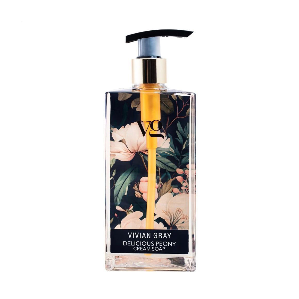 Крем-мило для рук Vivian Gray Delicious Peony Cream Soap, 350 мл
