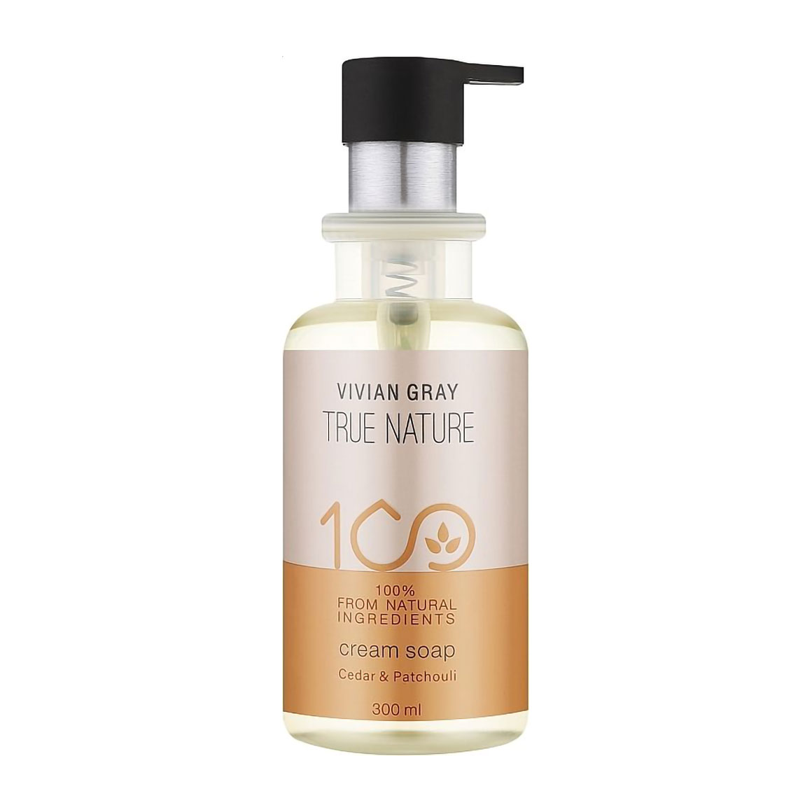 Крем-мило для рук Vivian Gray True Nature Cedar &amp; Patchouli Cream Soap, 300 мл