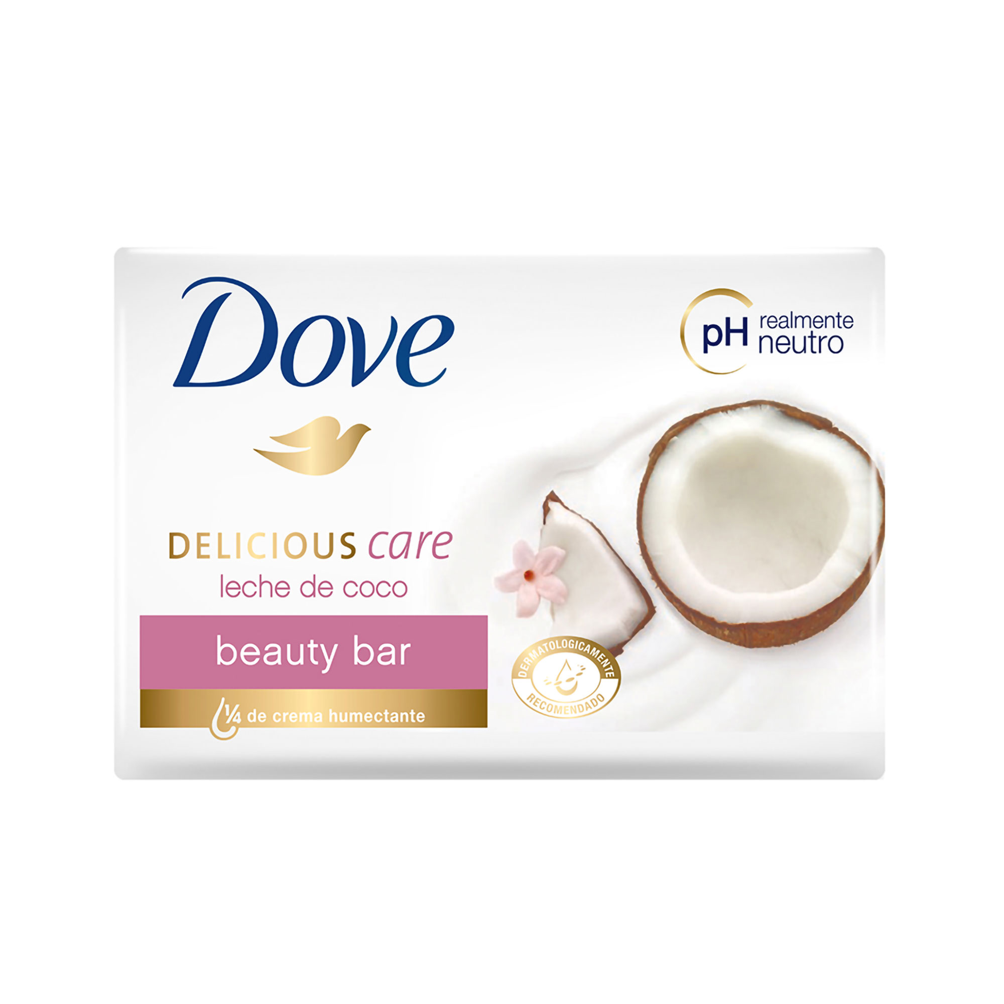 Крем-мило Dove Delicious Care Leche De Coco Кокосове молочко та пелюстки жасмину, 135 г
