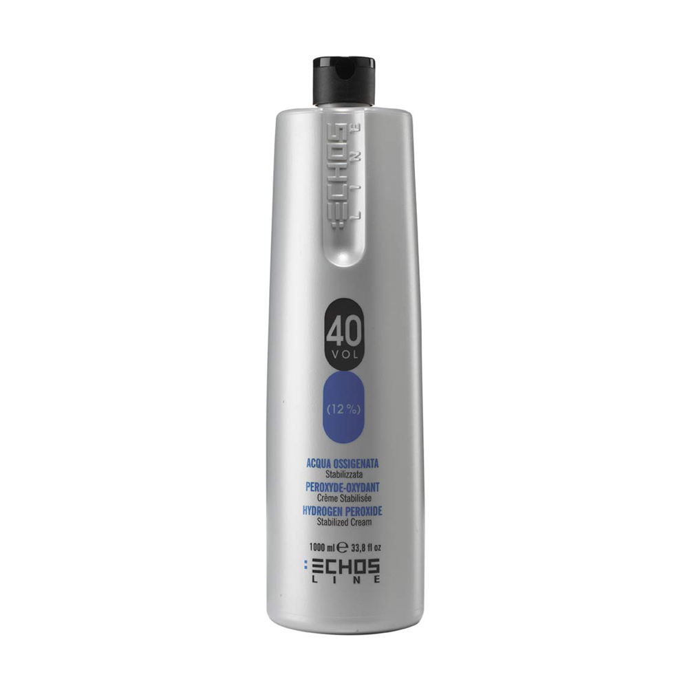 Крем-окислювач для фарбування волосся Echosline Hydrogen Peroxide Stabilized Cream 40 vol. (12%), 1 л
