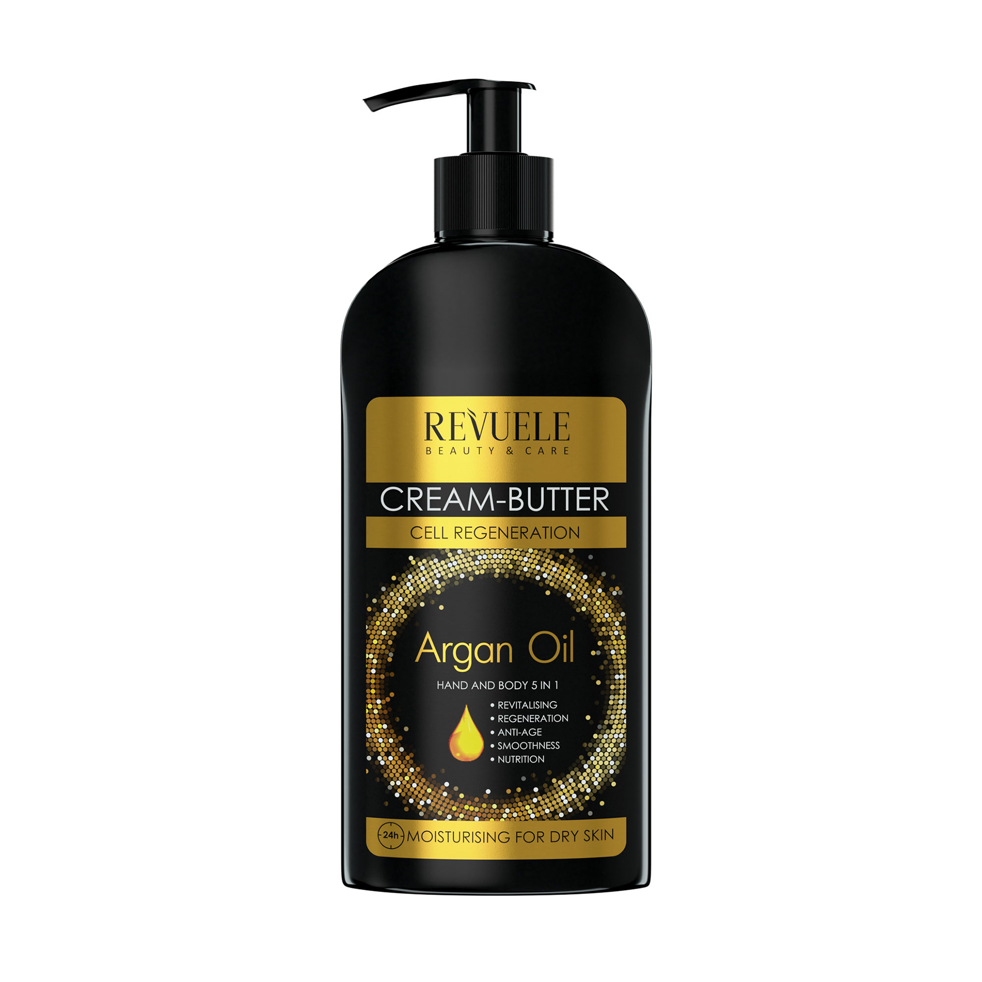 Крем-олія для рук та тіла 5в1 Revuele  Argan Oil Cream-Butter з аргановою олією, 400 мл