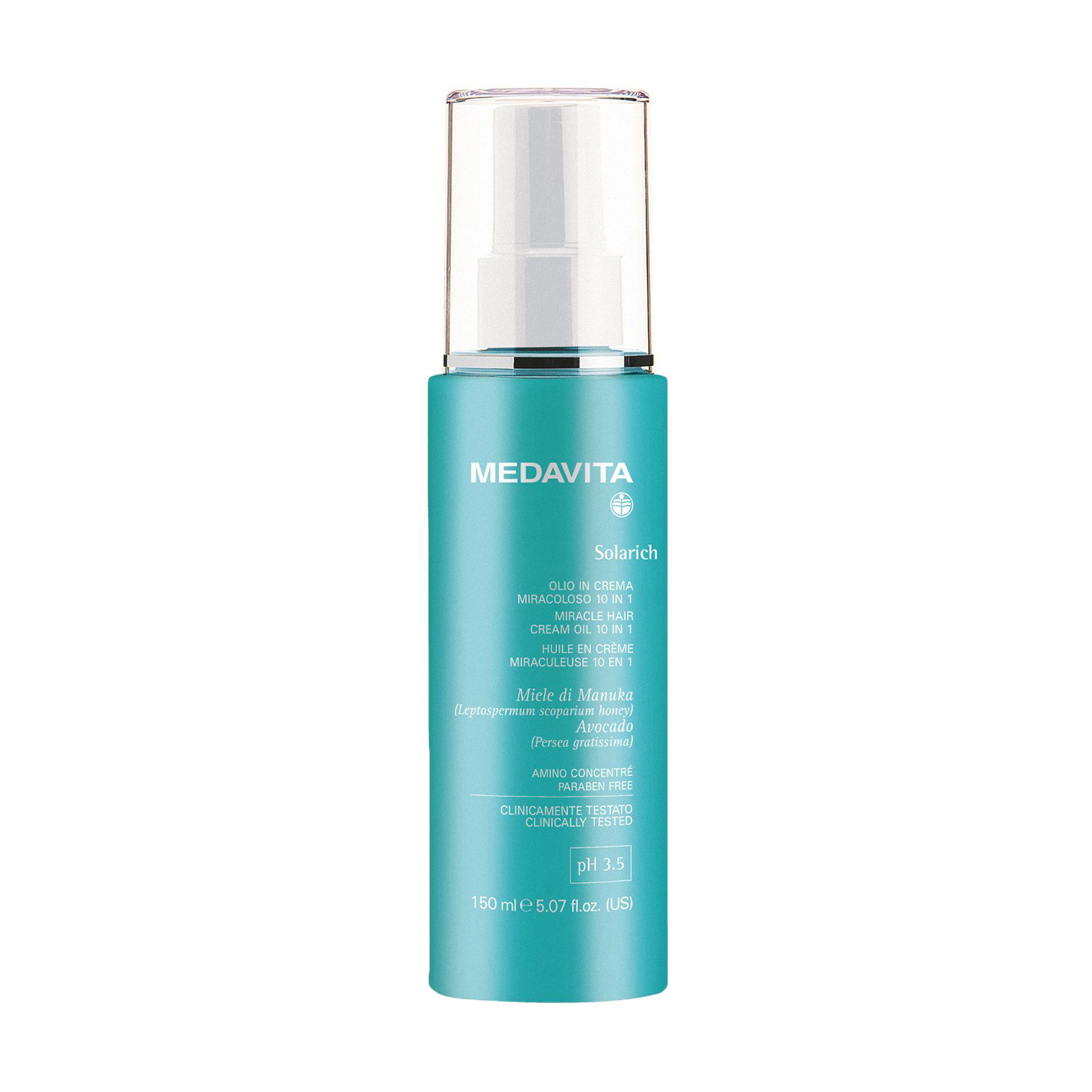 Крем-олія для волосся Medavita Solarich Miracle Hair Cream Oil 10 in 1, 150 мл