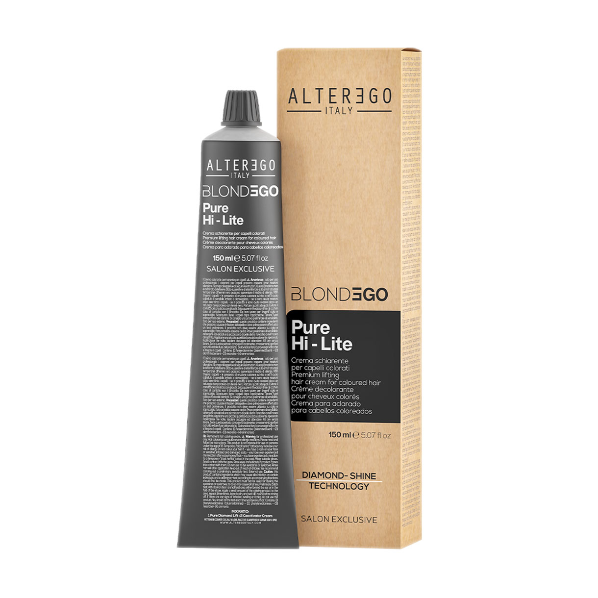 Крем-освітлювач Alter Ego BlondEgo Pure Hi-Lite для фарбованого волосся, 150 мл
