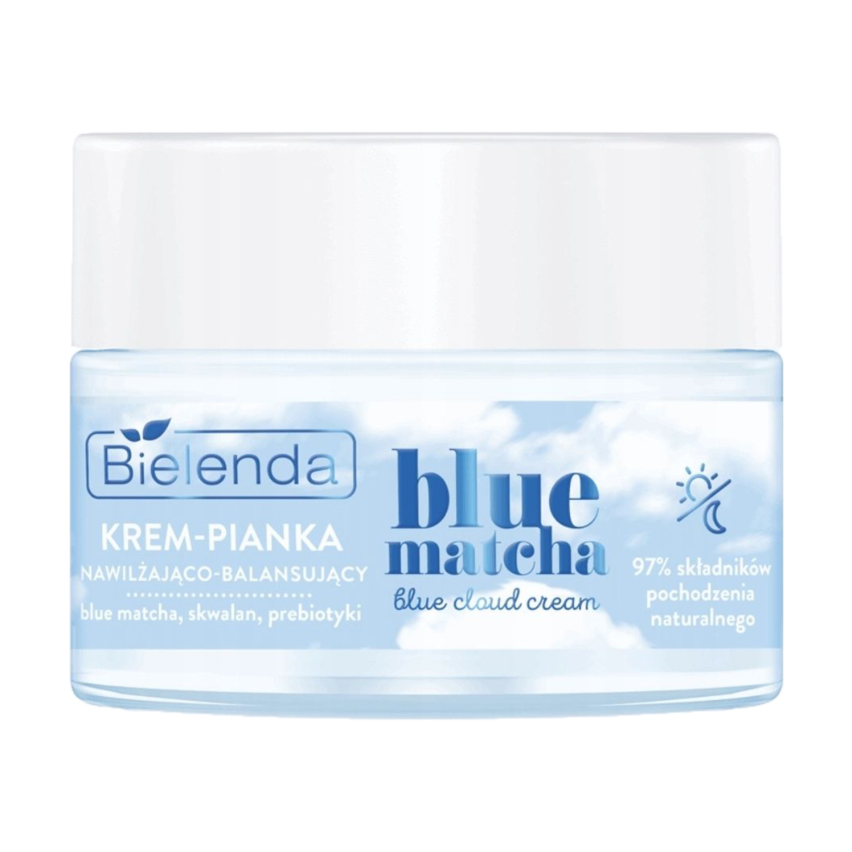 Крем-піна для обличчя Bielenda Blue Matcha Blue Cloud Cream-Foam, 50 мл
