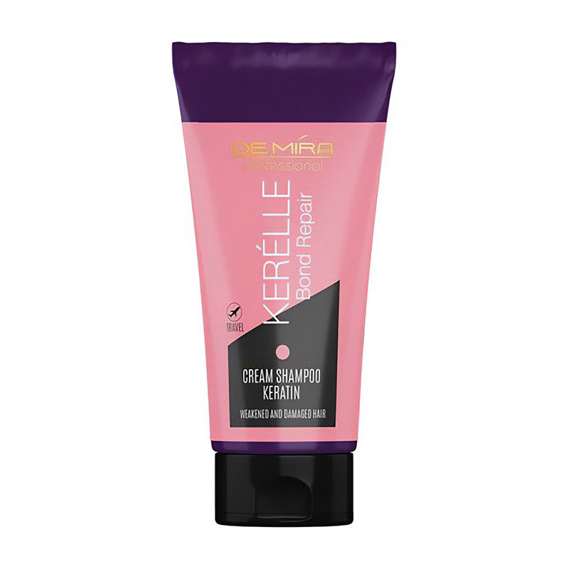 Крем-шампунь DeMira Professional Kerelle Bond Repair Cream Keratin Shampoo для ослабленого та пошкодженого волосся, 90 мл