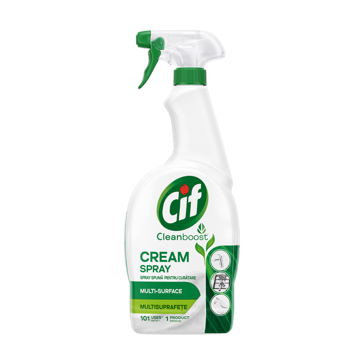 Крем-спрей для чищення різних видів поверхонь Cif Multi-Surface Cream Spray, 700 мл
