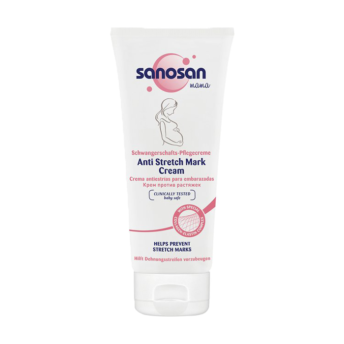 Крем від розтяжок Sanosan Mama Anti-stretch Mark Cream для вагітних, 200 мл